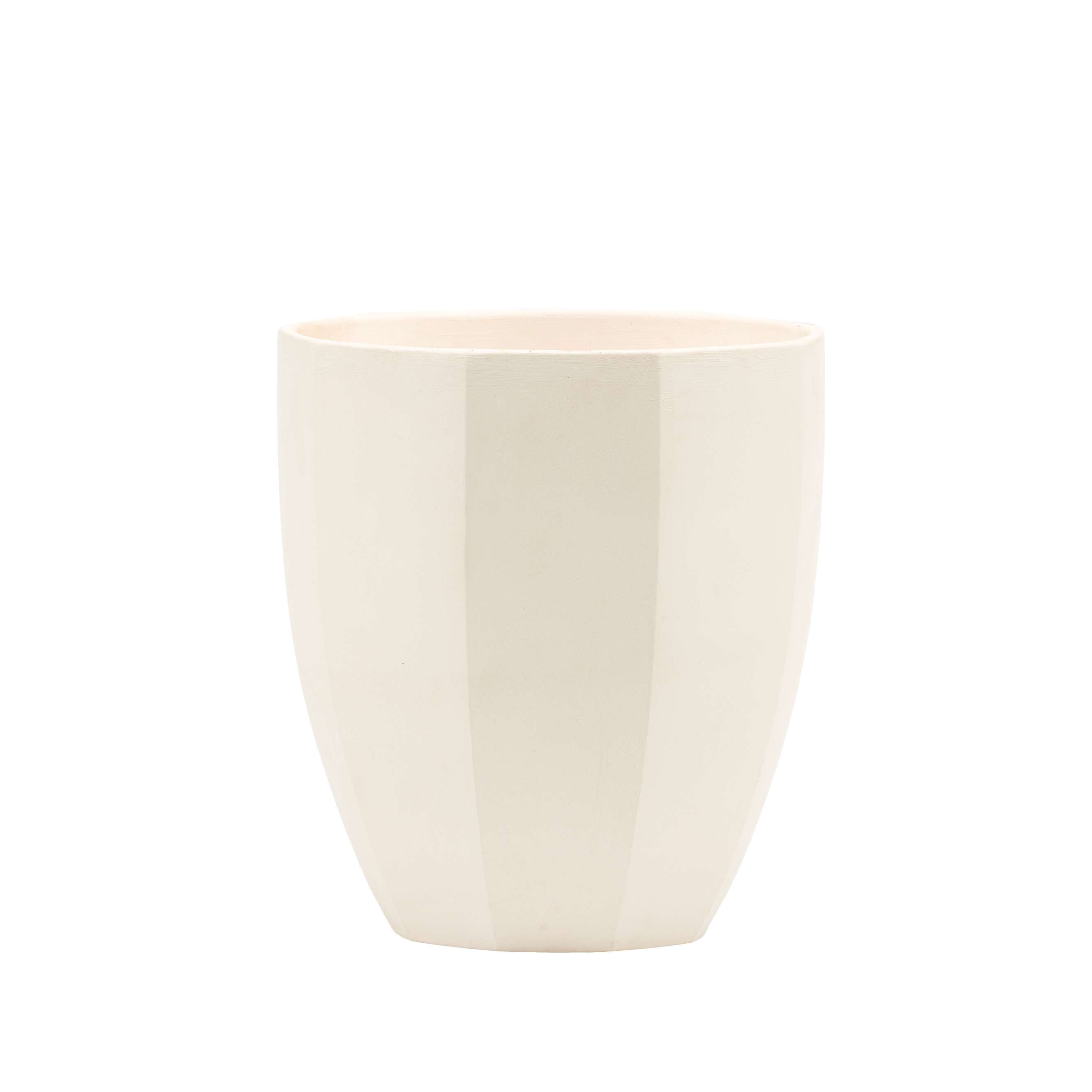 Doniczka ceramiczna z podstawką dwunastokąt 18 x 20 cm czarny połysk symbol 1051