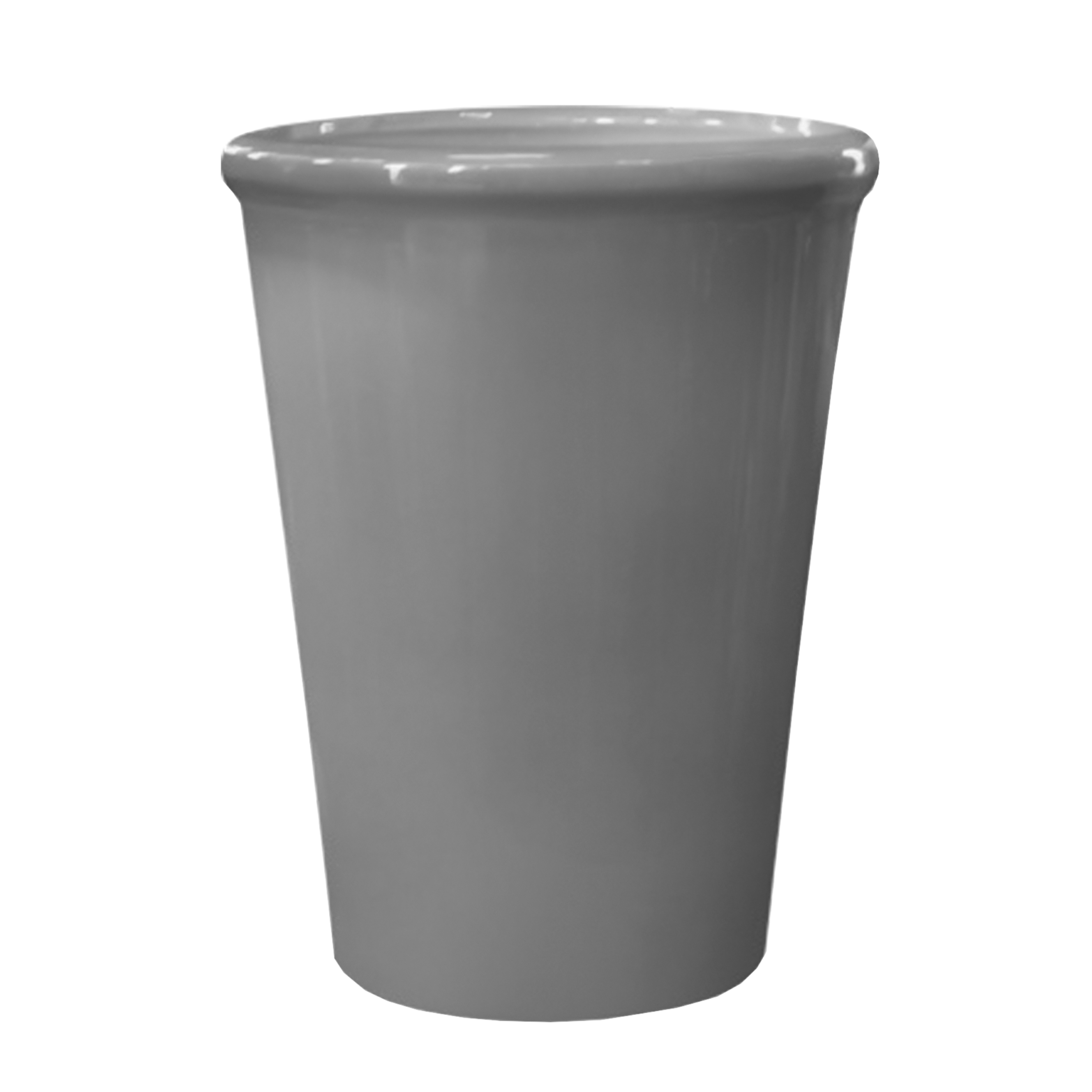 Doniczka ceramiczna z podstawką palma (palmowa) szary 20 cm