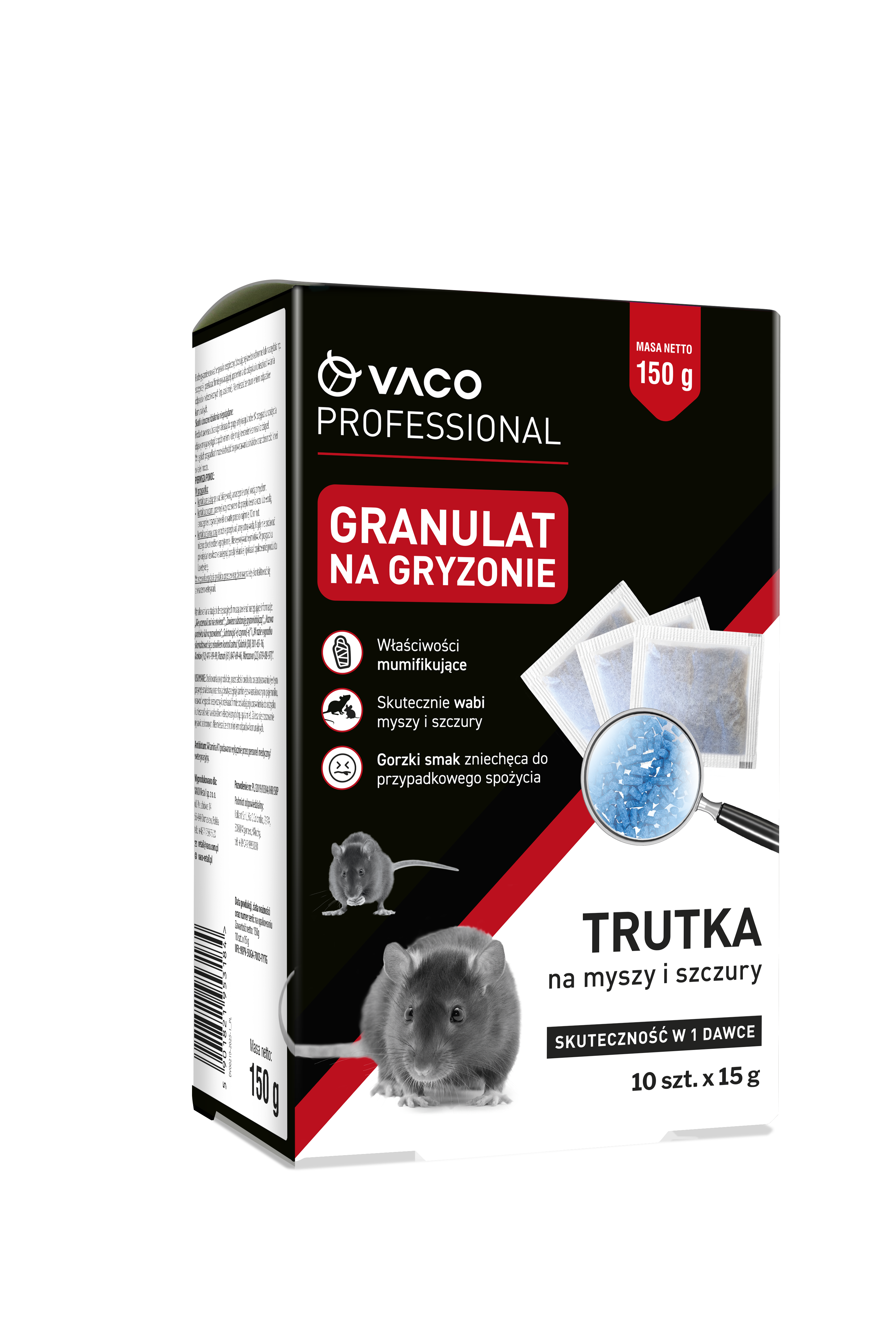 Granulat na myszy i szczury 150 g VACO miniaturka