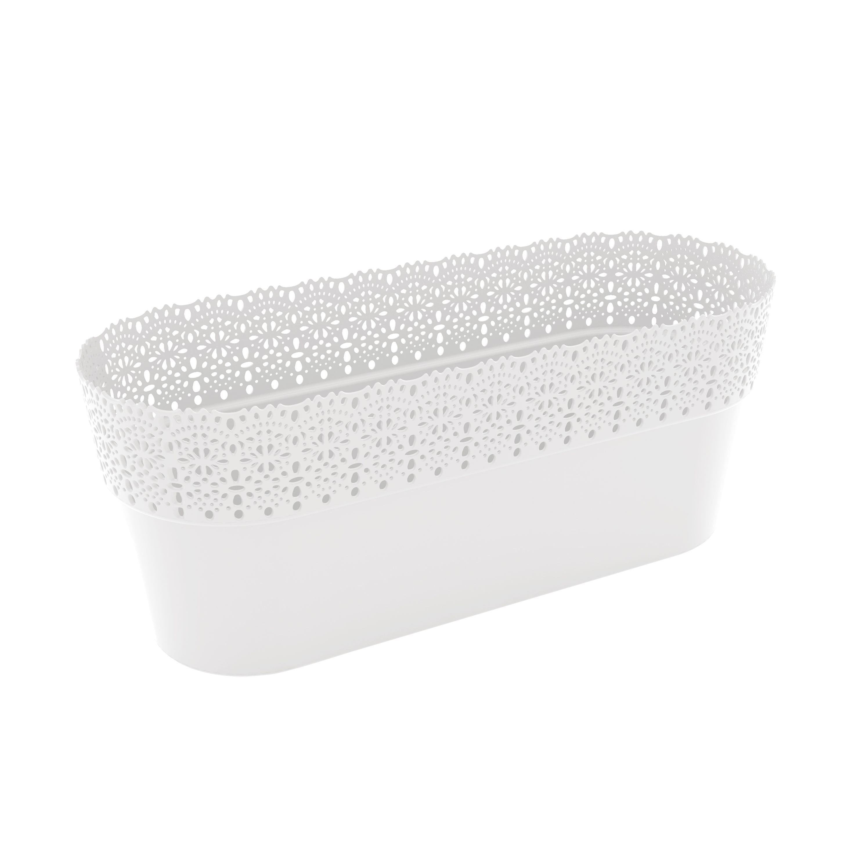 Osłonka BELLA owalna 30 cm biały