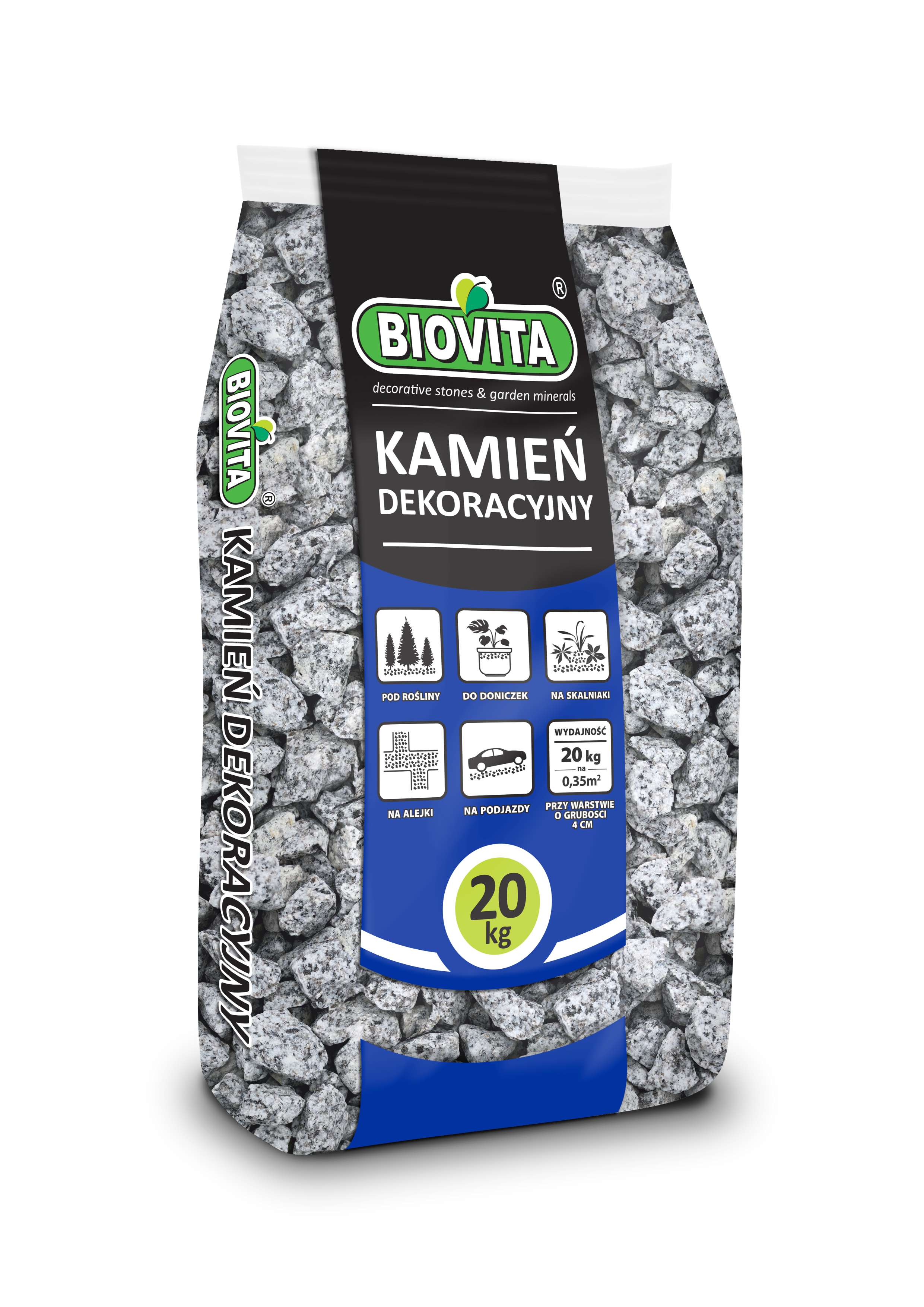 Grys Dalmatyńczyk Granit 16 - 22 mm 20 kg BIOVITA