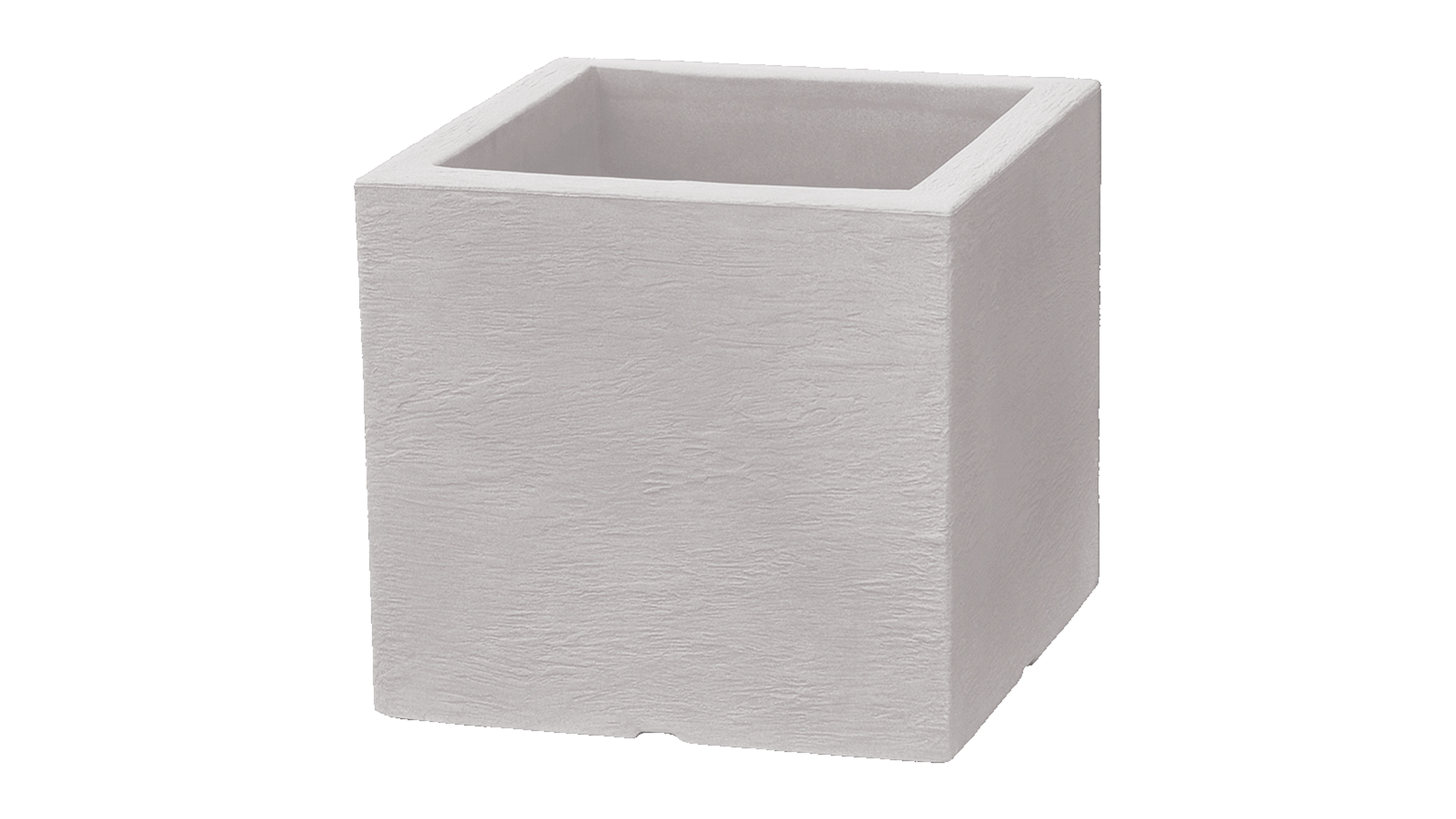Doniczka Kubus kwadratowa 50 x 50 x 40 cm piaskowa