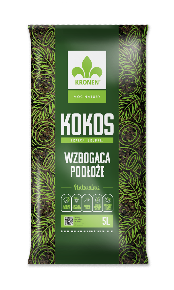 Kokos frakcja drobna 1 - 4 mm 5 l Kronen miniaturka