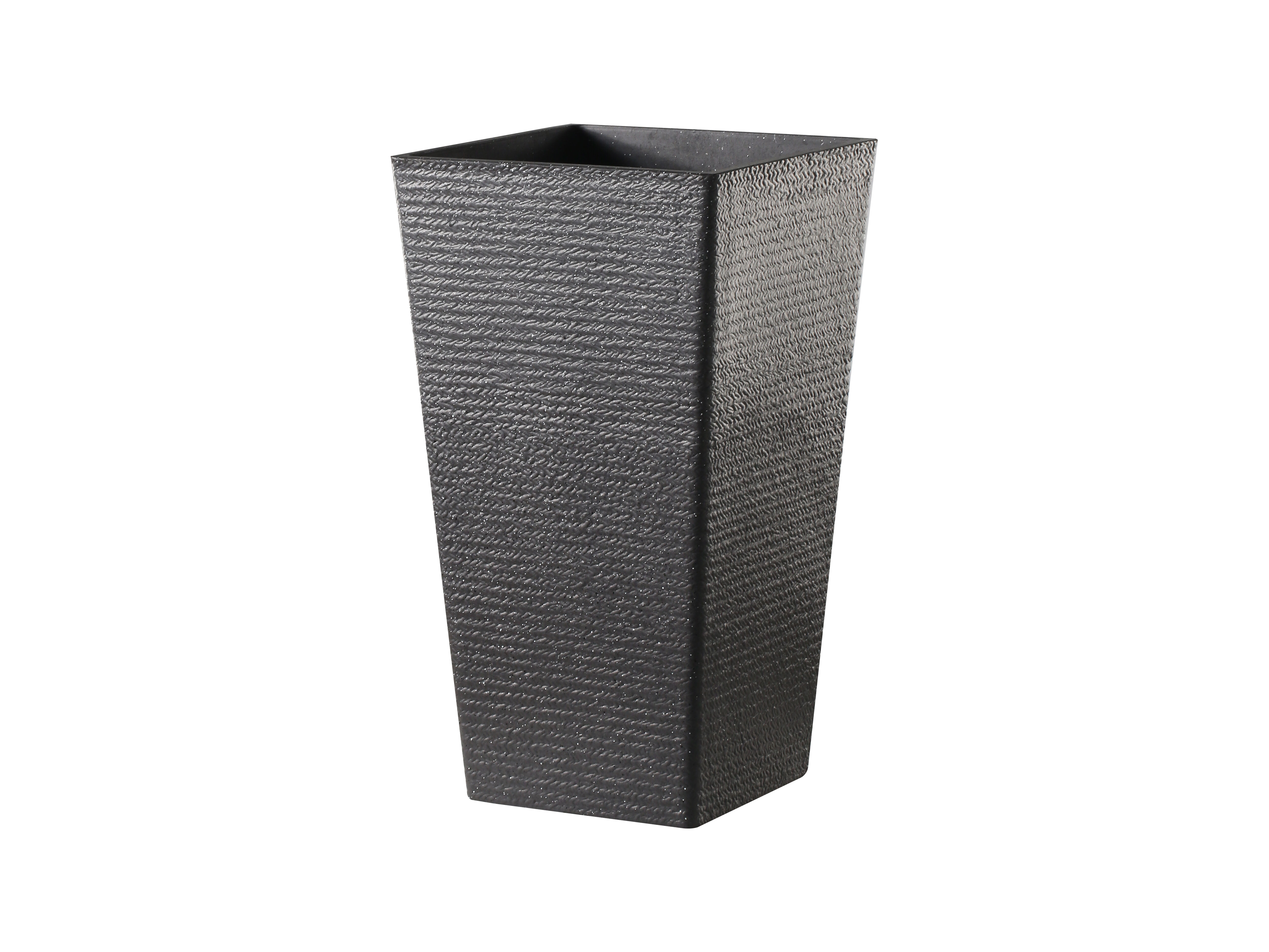 Donica plastikowa 1002 wym. 40 x 40 cm czarna