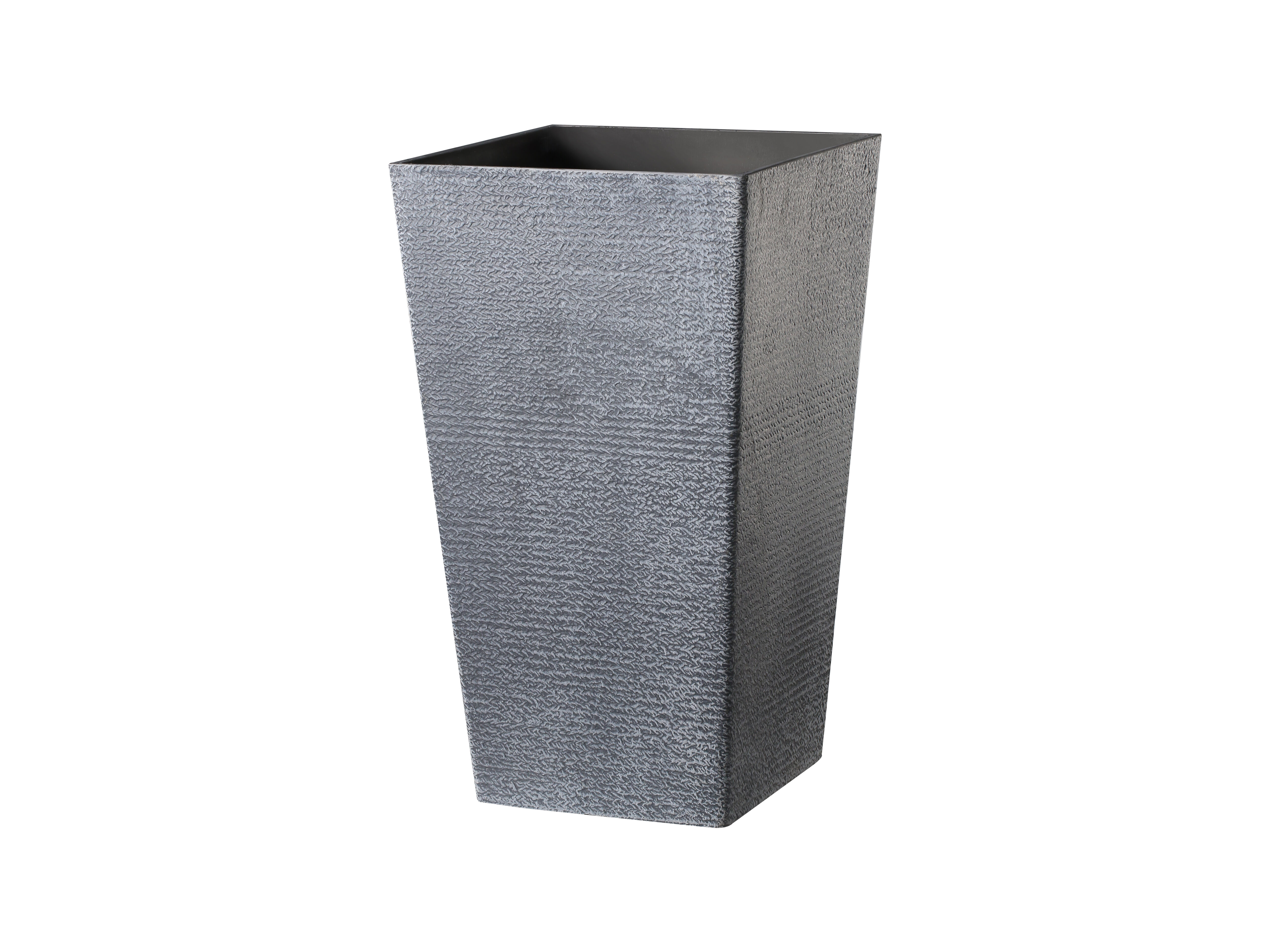 Donica plastikowa 1002 wym. 30 x 30 cm szara