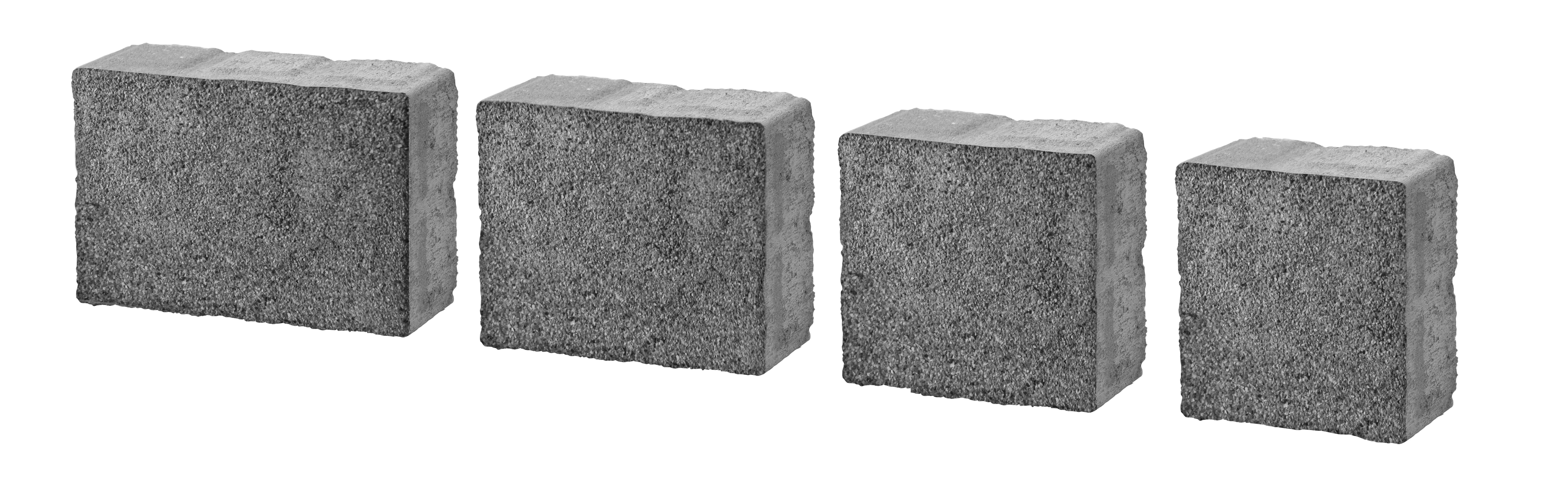 Kostka Kontur 6 cm grano czarne płukany |10,4|13,9|17,4|20,9| x 13,9 cm 1 m² BRUK-BET