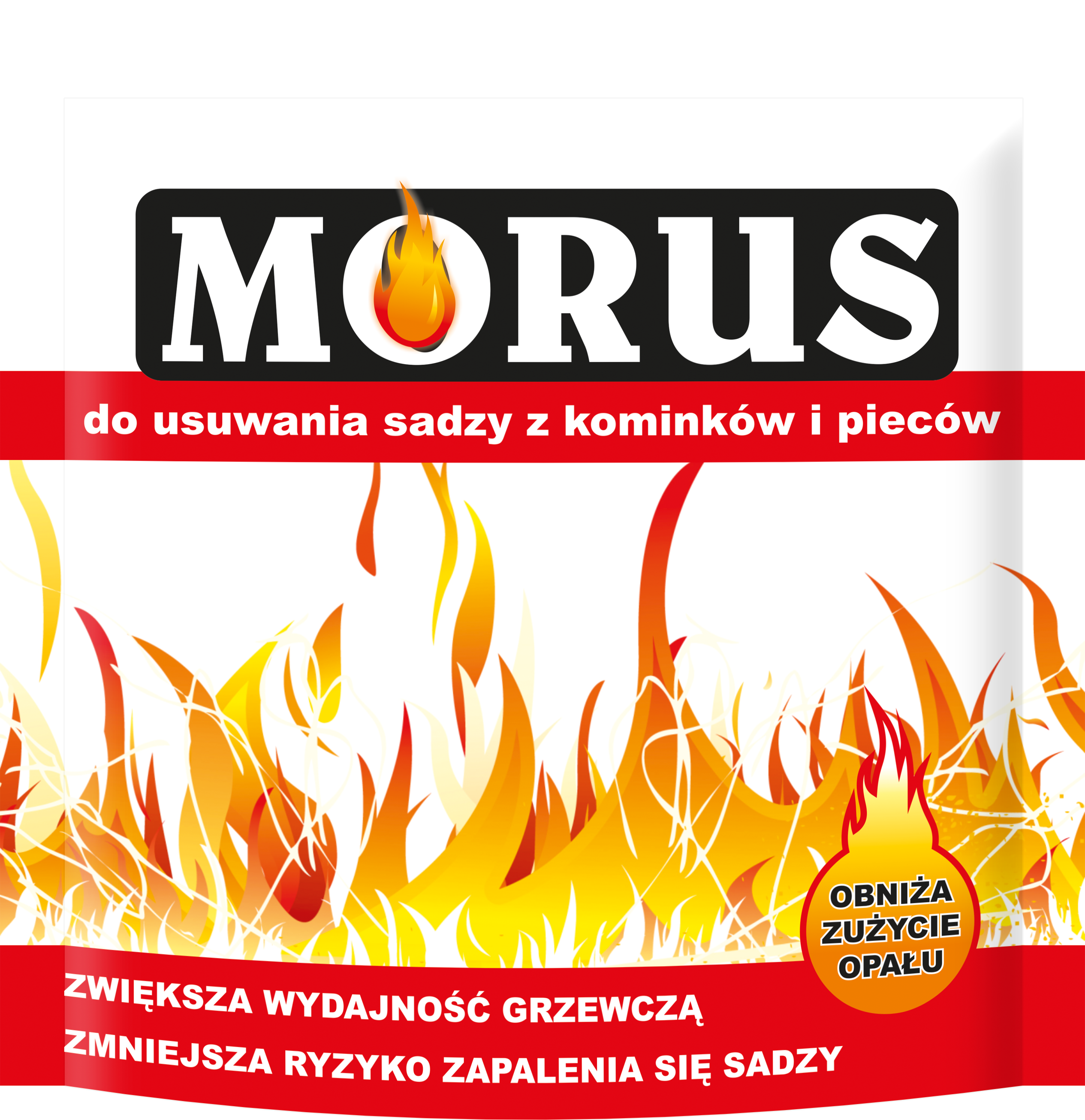 Proszek do usuwania sadzy z kominków i pieców 50 g MORUS