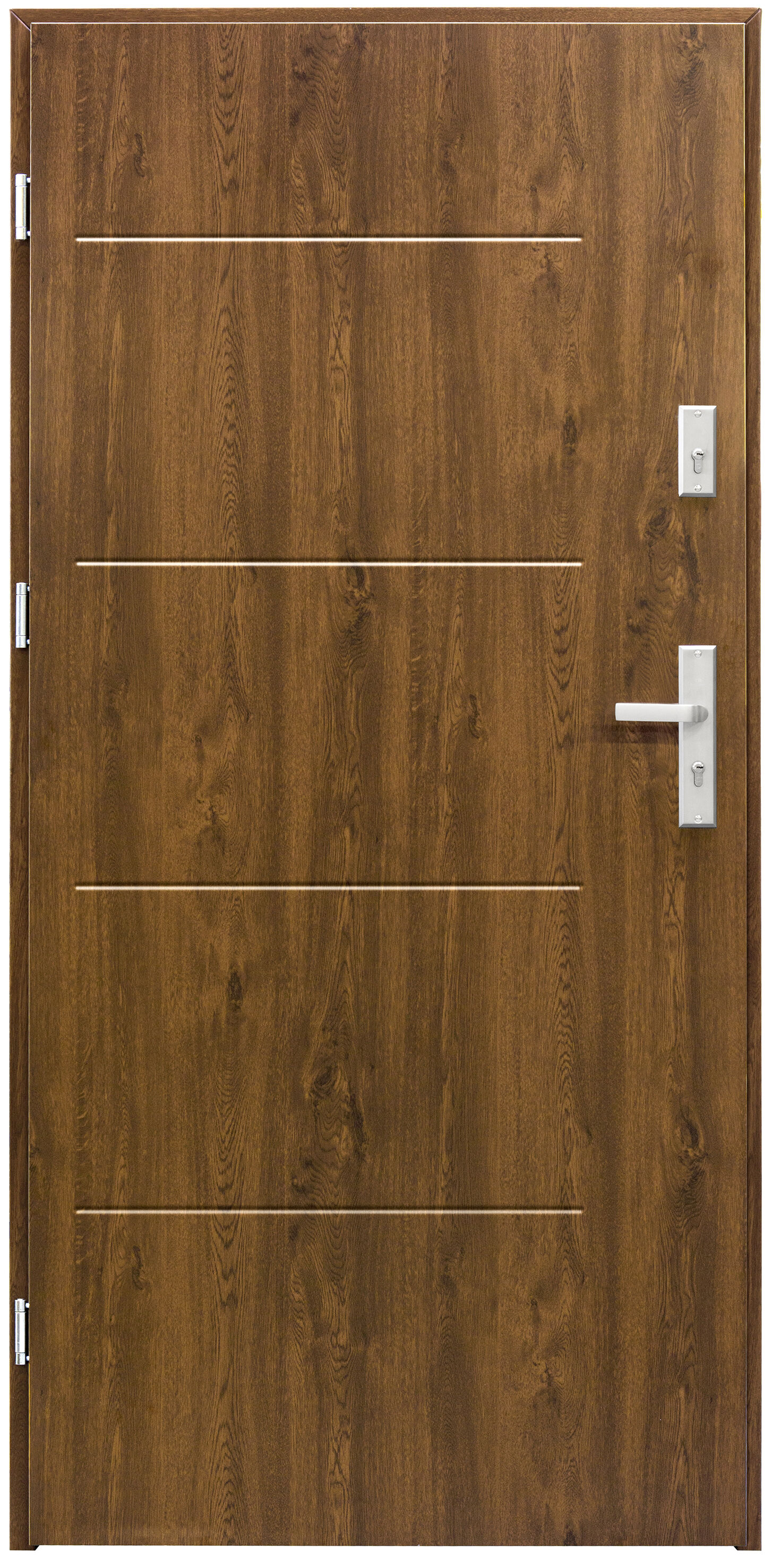 Drzwi zewnętrzne Classic orzech 80 cm lewe Splendoor