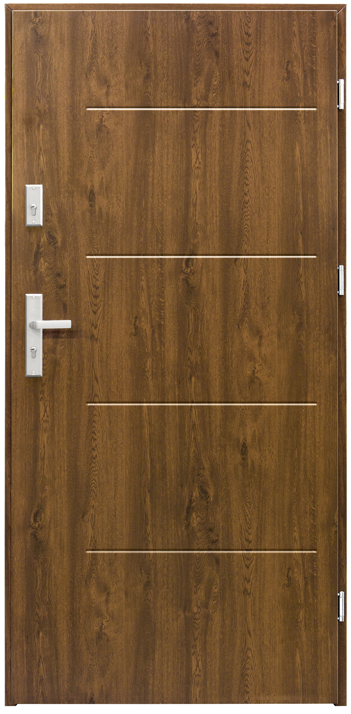 Drzwi zewnętrzne Classic orzech 80 cm prawe Splendoor