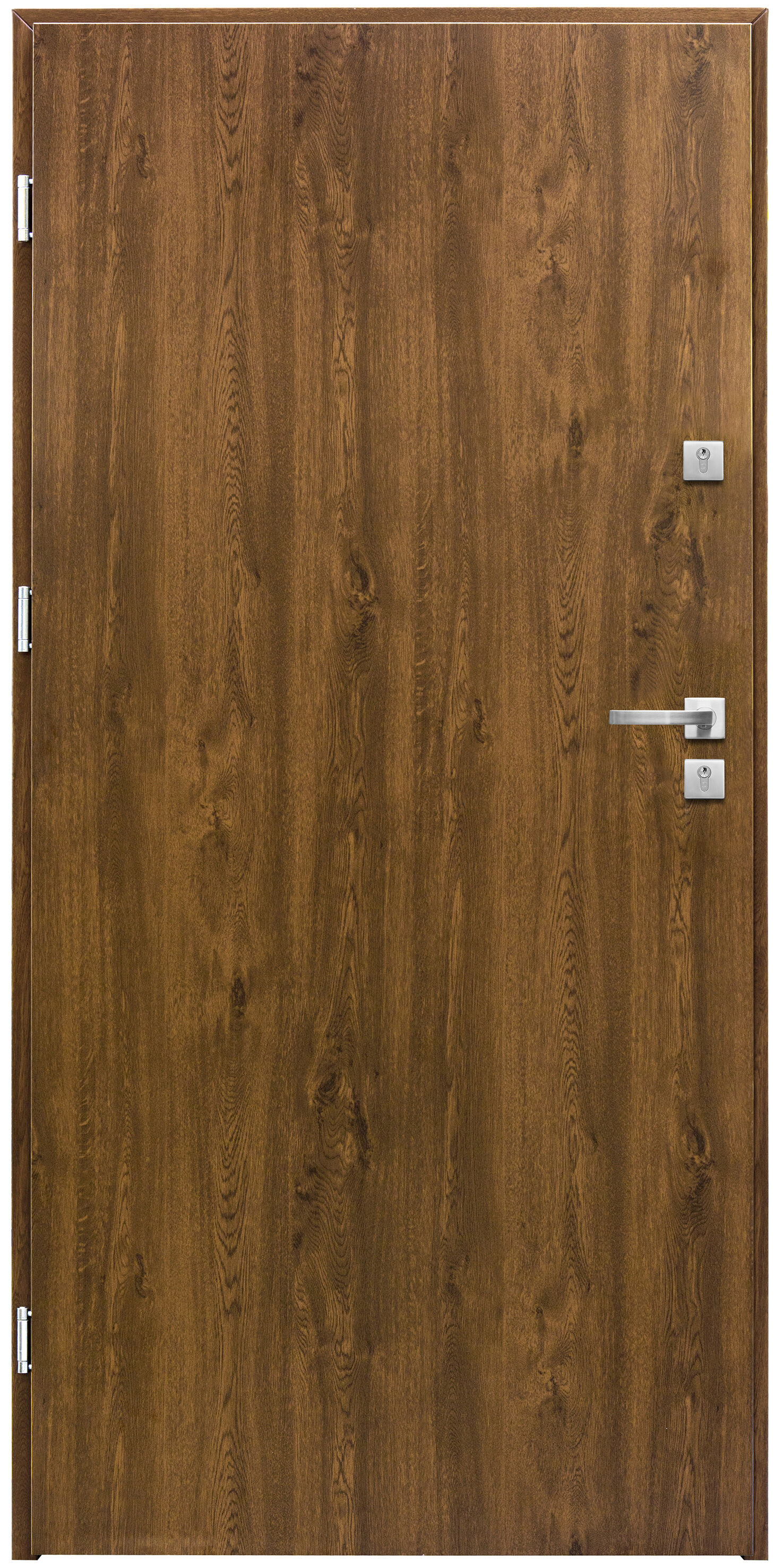 Drzwi zewnętrzne Turkus orzech 80 cm lewe Splendoor