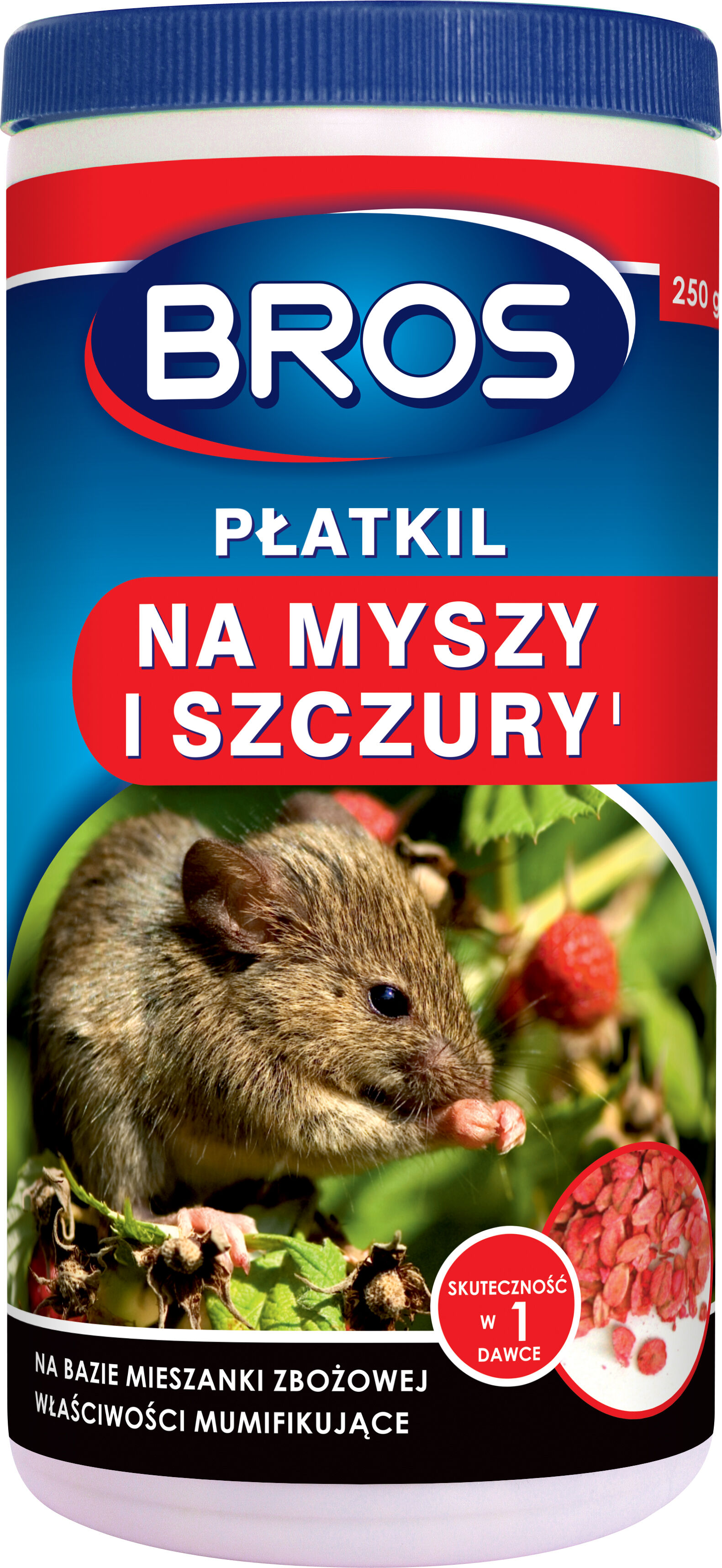 Płatki na myszy i szczury 250 g BROS