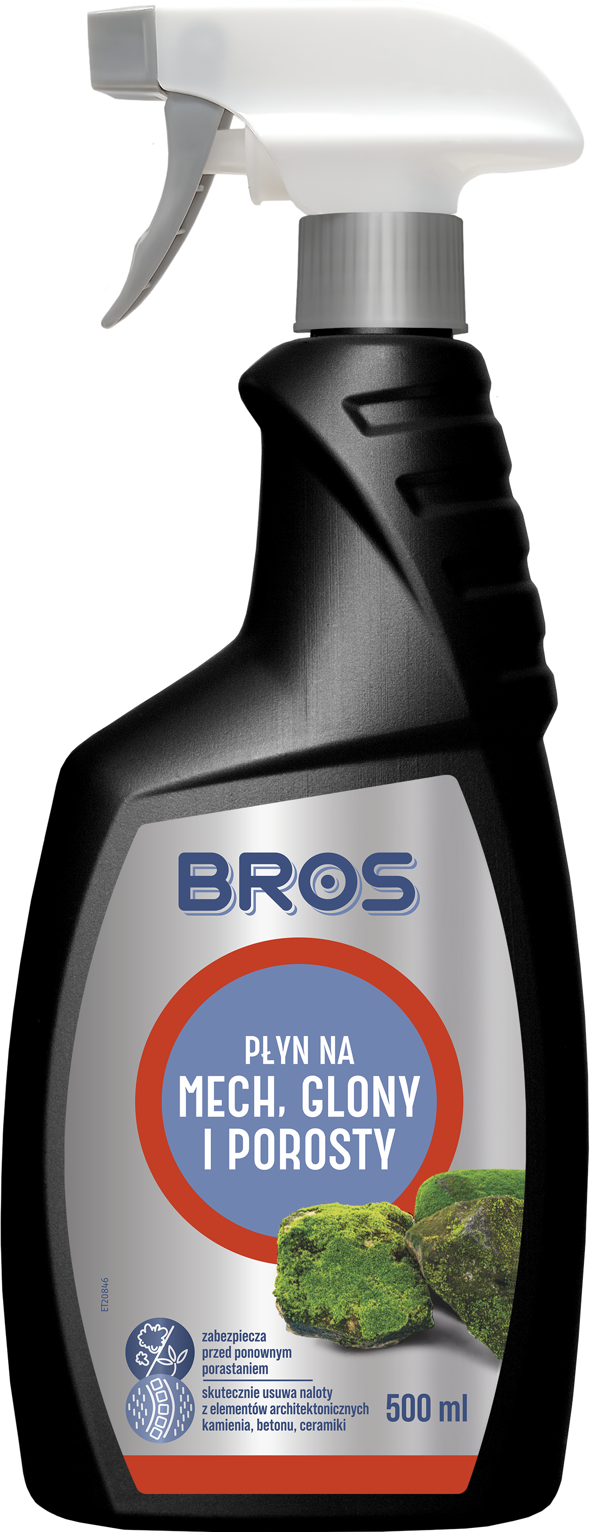 Płyn na mech, glony i porosty 500 ml Bros miniaturka