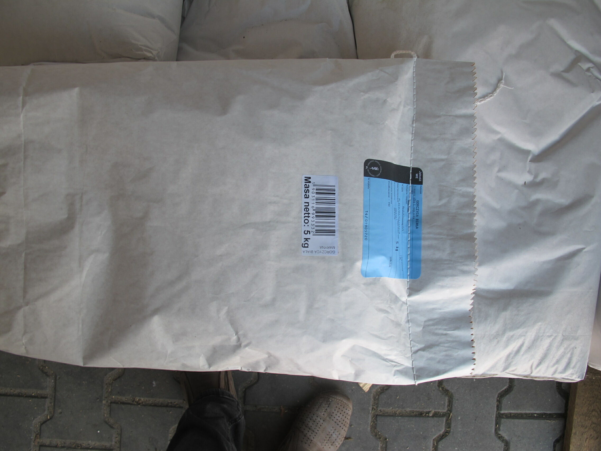 Gorczyca Kwalifikowana 5 kg worek papierowy