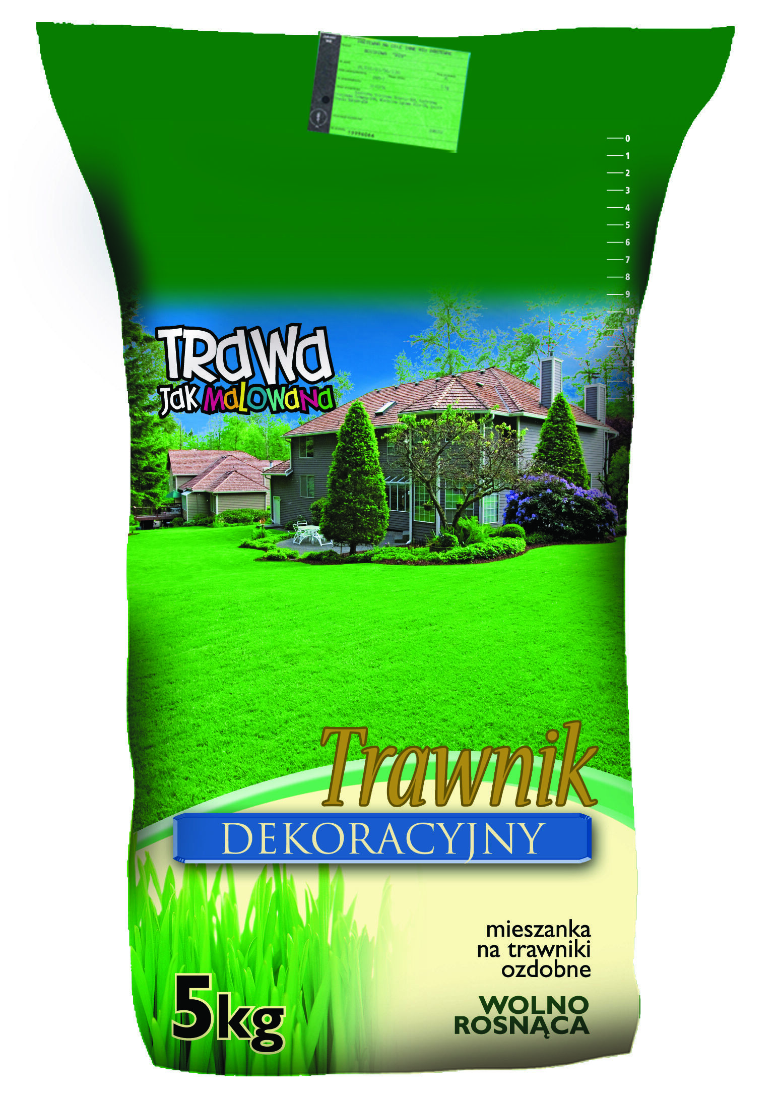 Trawnik Dekoracyjny 5 kg worek papierowy