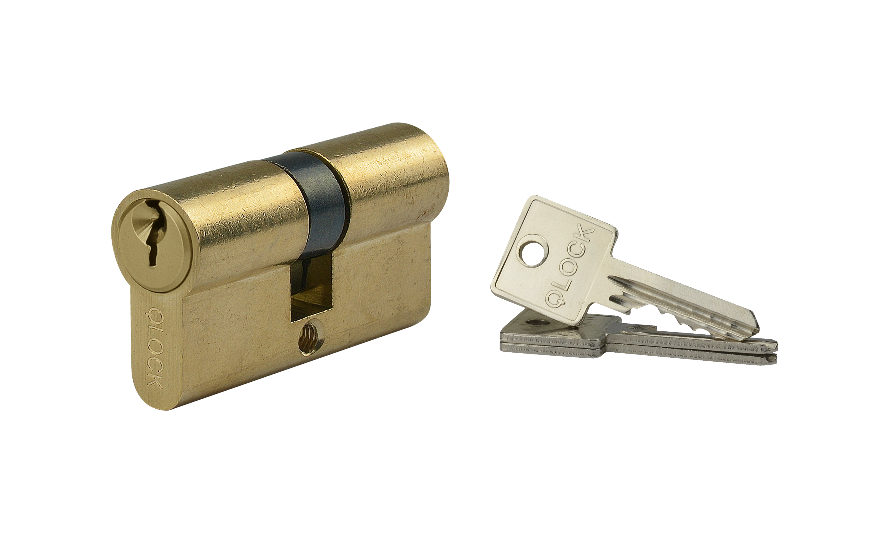 Wkładka QLOCK 30 x 30 mosiężna