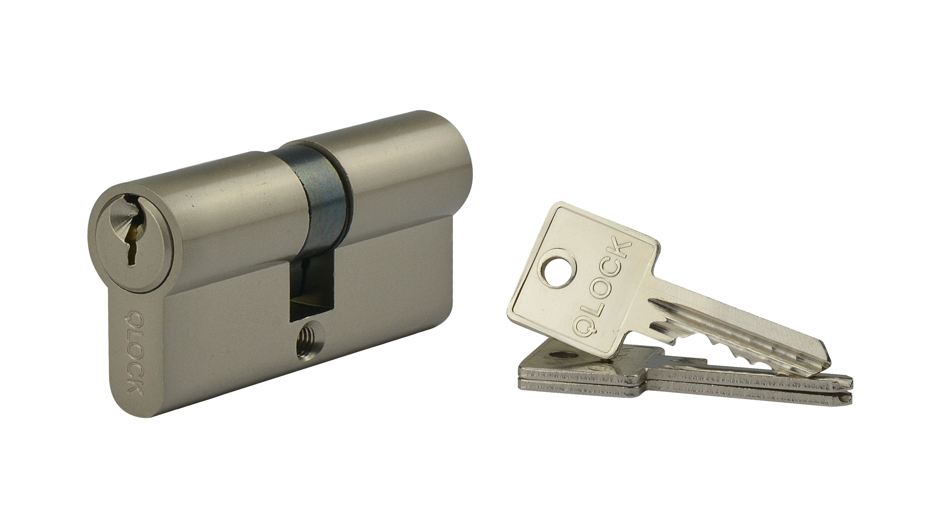 Wkładka QLOCK 30 x 30 niklowana