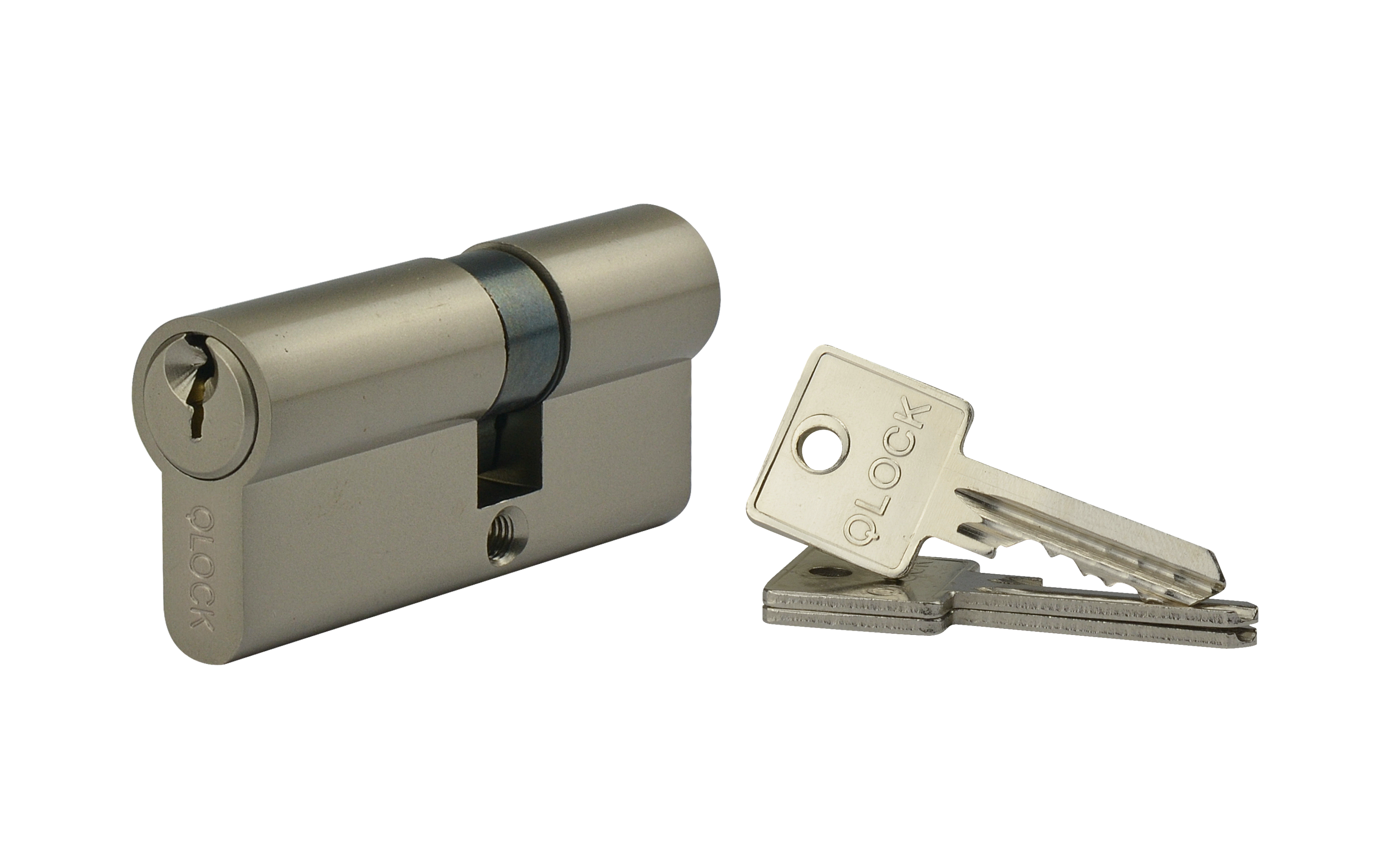 Wkładka QLOCK 35 x 40 niklowana