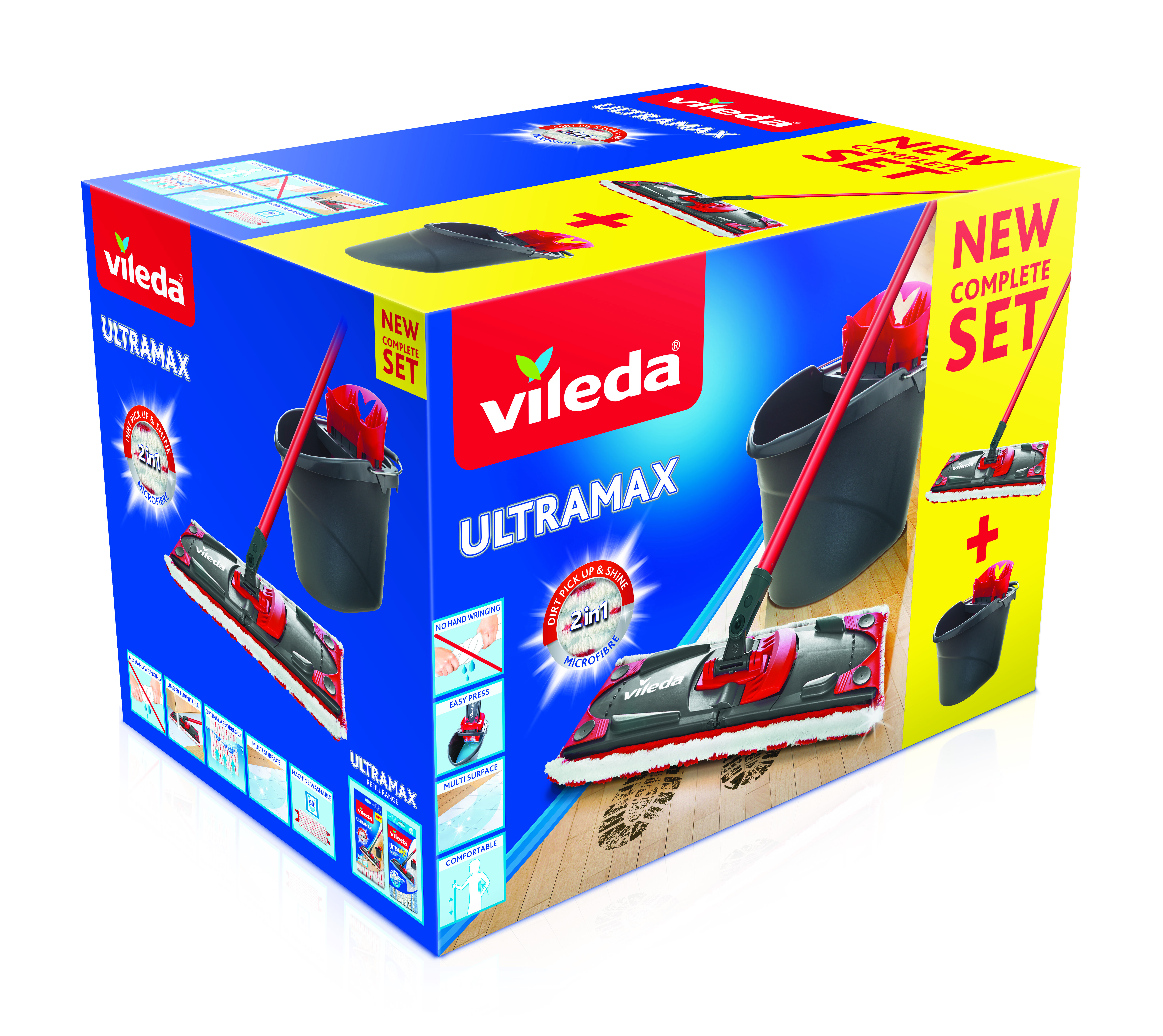 BABYVOX  10枚セット Zestaw Vileda UltraMax BOX - mop plus wiadro w komplecie