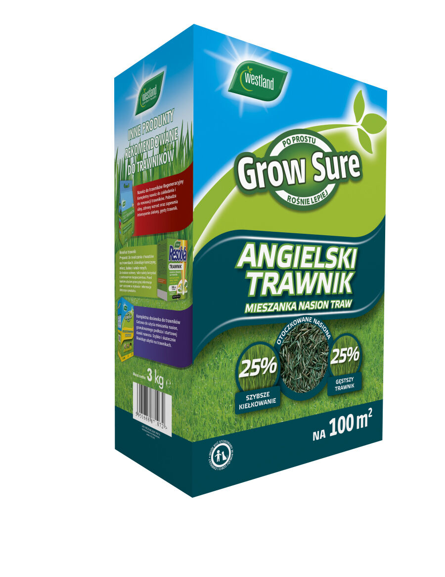 Trawa uniwersalna Angielski Trawnik - mieszanka nasion traw 3 kg Westland