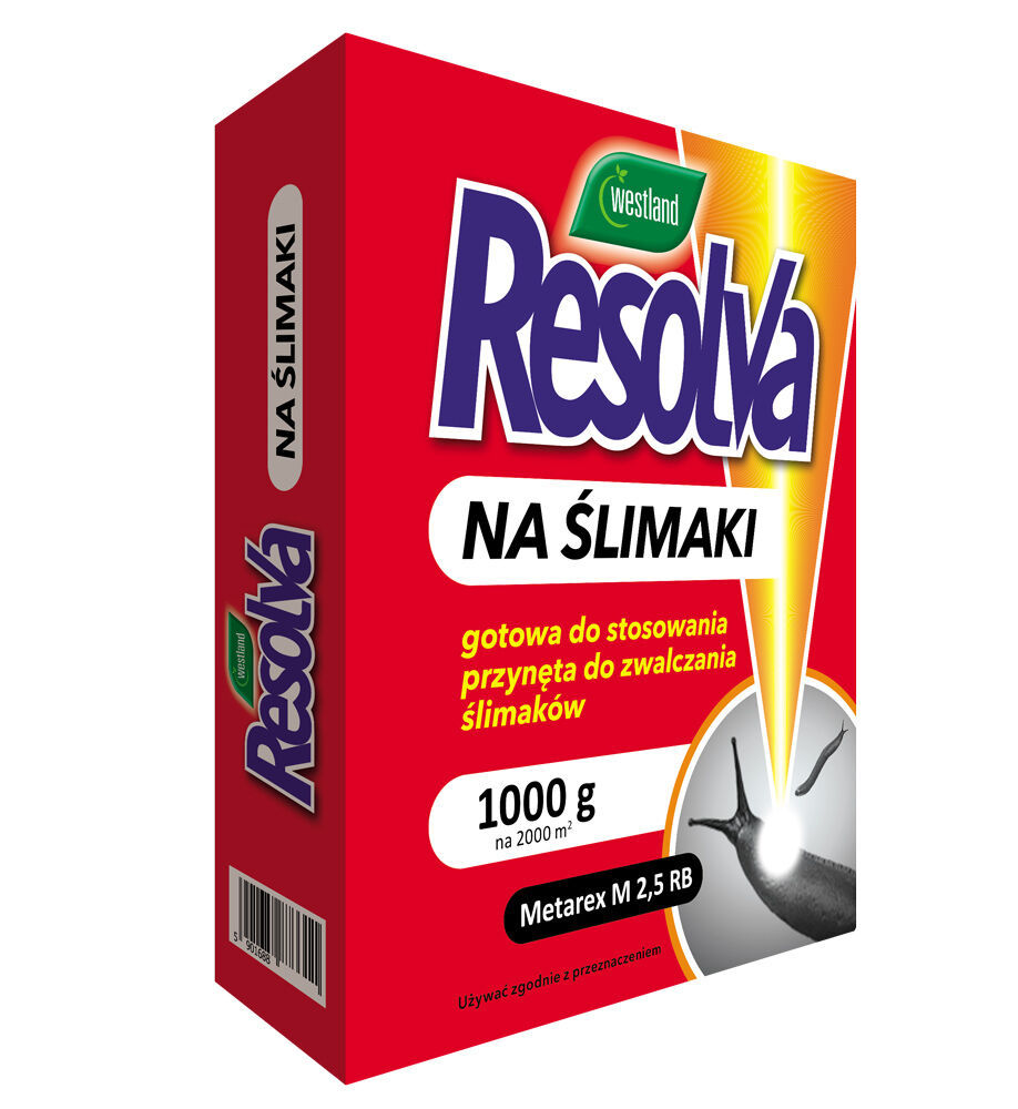 Środek biobójczy Resolva na ślimaki Metarex M 2,5 RB 1 kg Westland