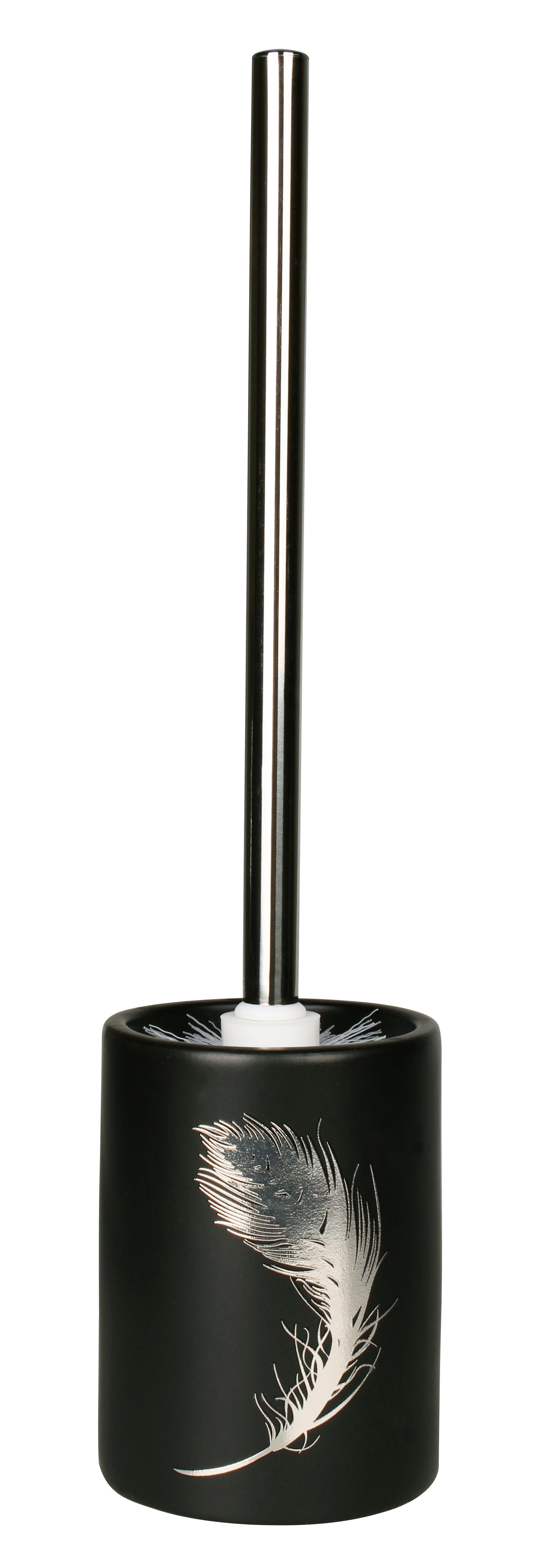 Szczotka do WC PIUME 10,5 x 10,5 x 40,5 cm czarna