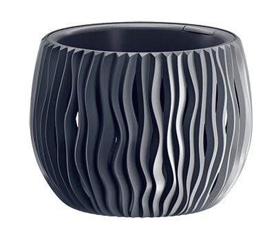Doniczka BOWL SANDY Ø18 x 13,8 cm antracytowy