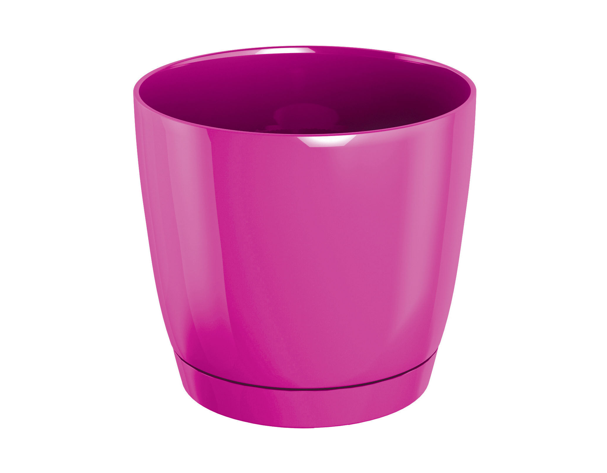 Prosper Plast Coubi - Vaso Per Fiori In Plastica, 10 X 9.2 Cm, Colore Bianco - Ideale Per Piantine, Coltivazione E Decorazione Domestica - 3