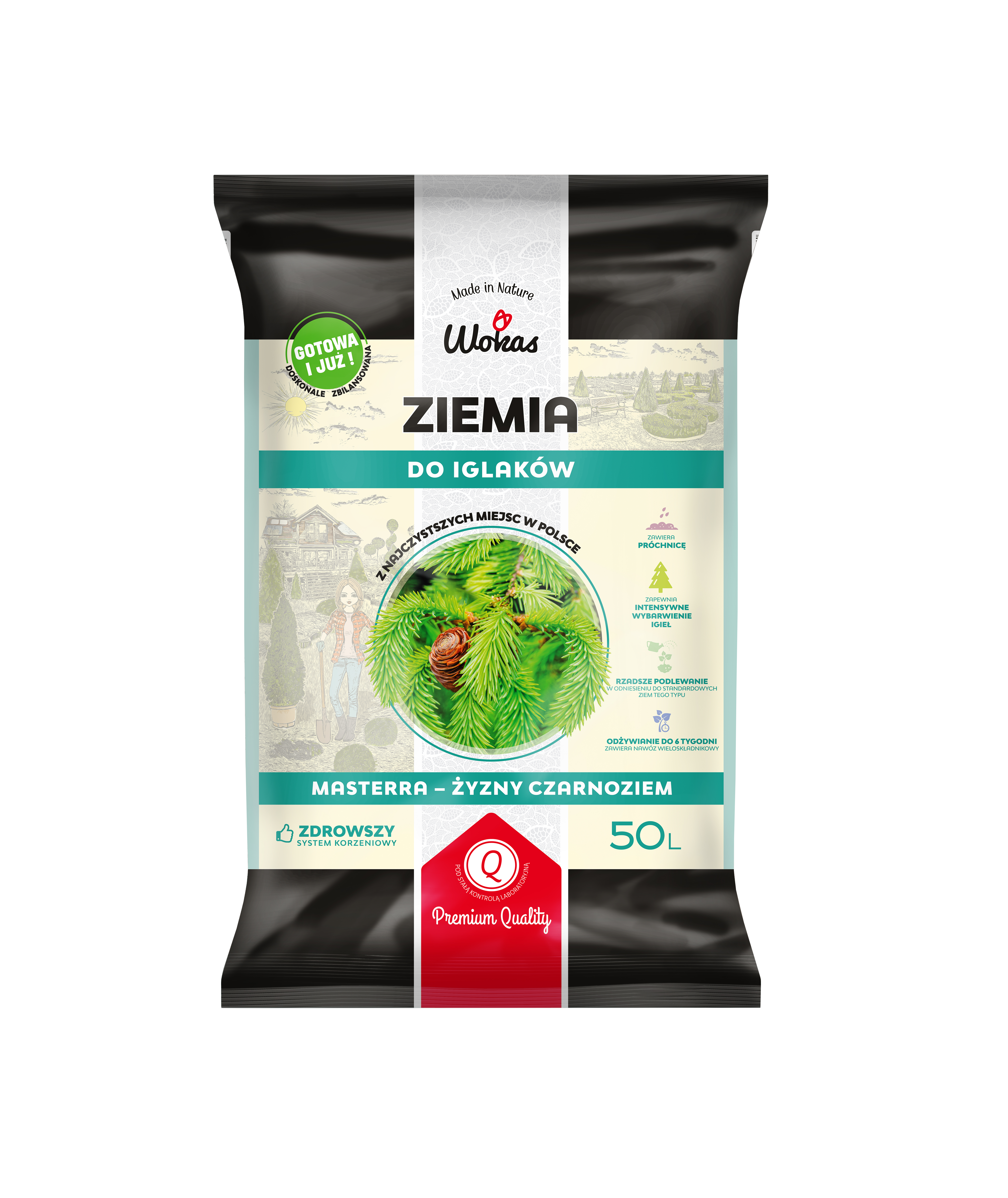 Ziemia pod iglaki 50 l Masterra