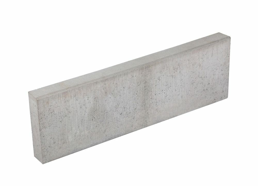 Obrzeże betonowe szare 75 x 20 x 6 cm