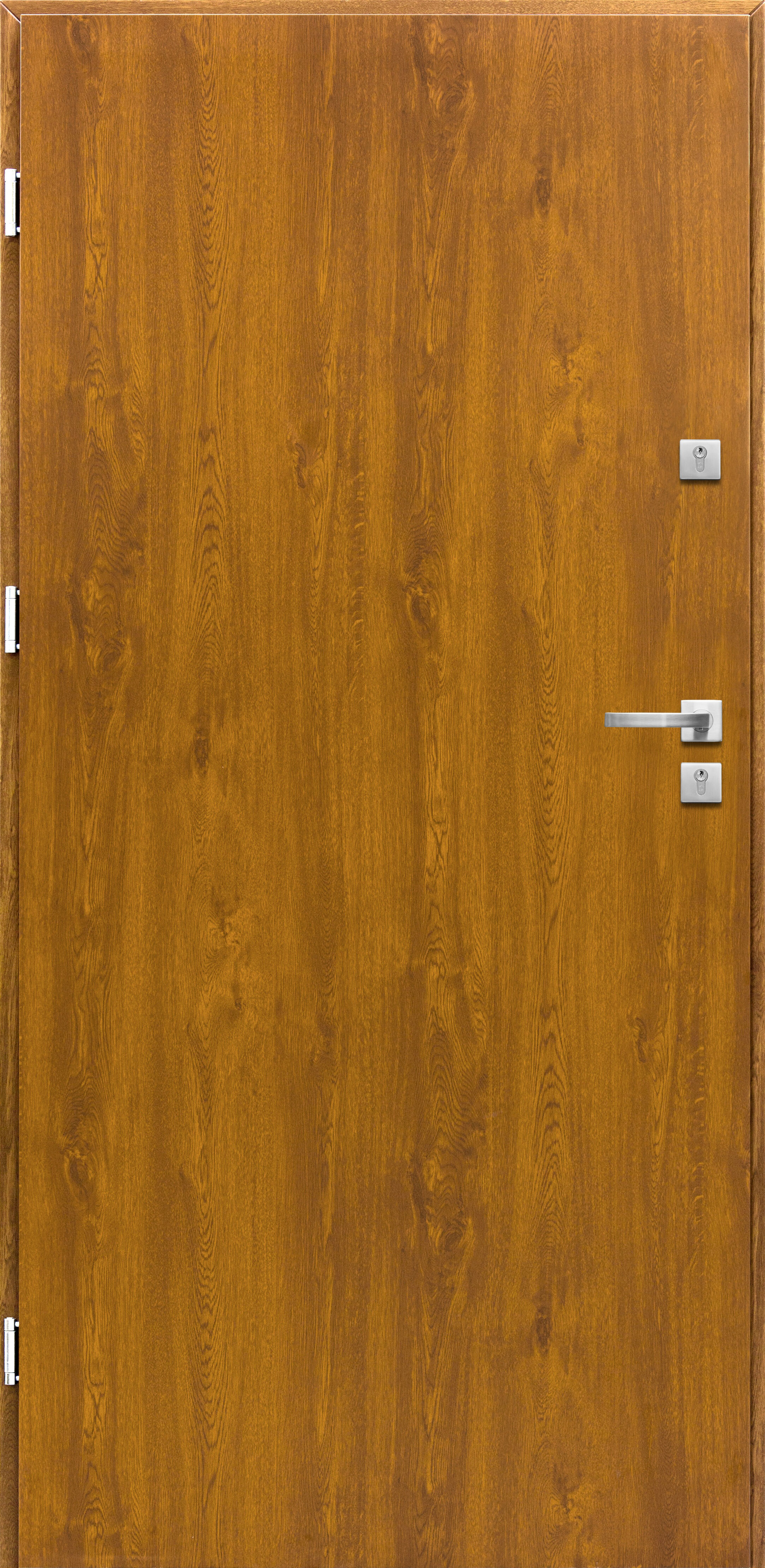 Drzwi zewnętrzne Basic złoty dąb 80 cm prawe Splendoor