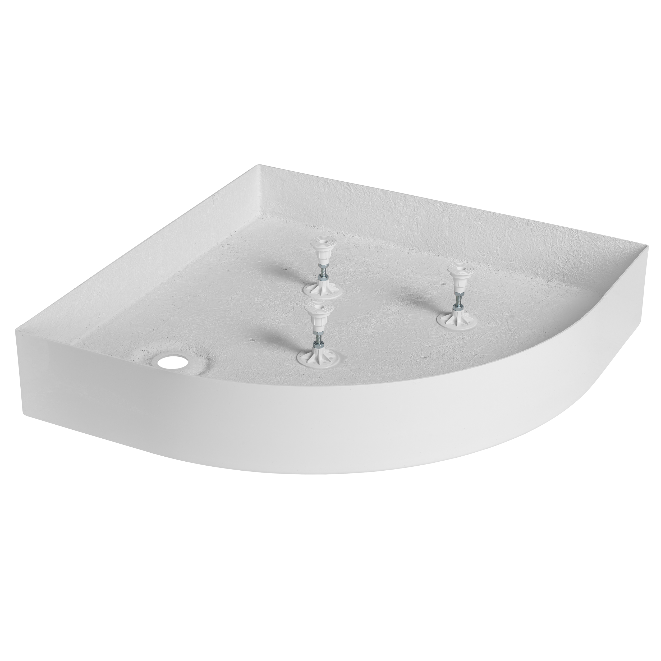 Brodzik półokrągły 80 x 80 Invena