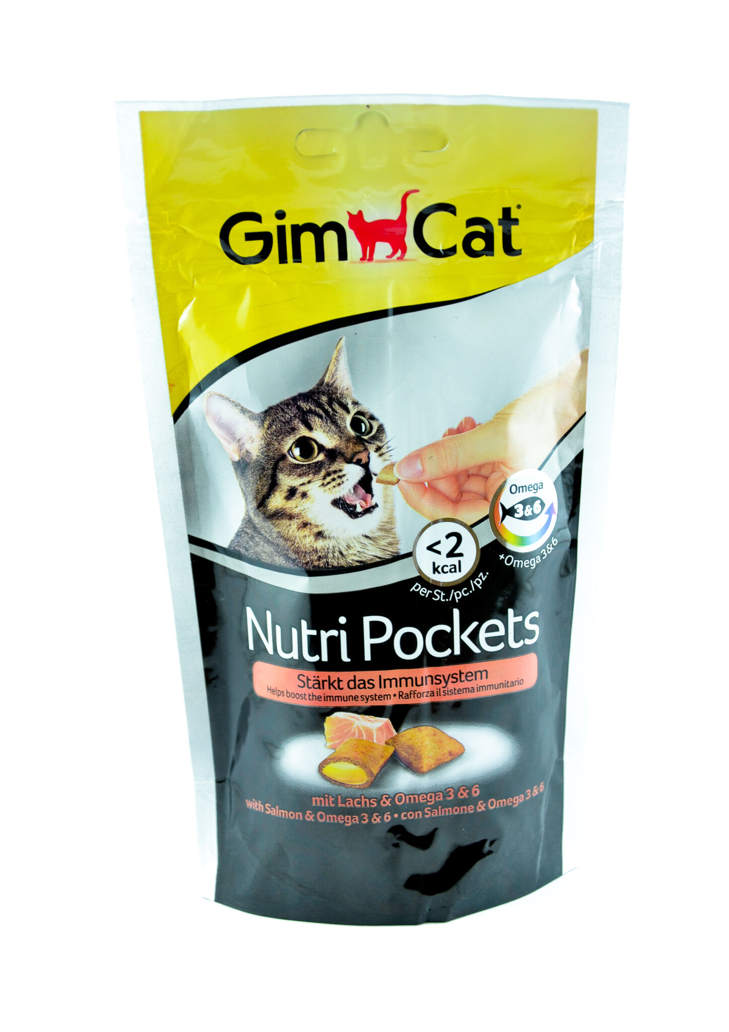 Krokieciki GIMCAT dla kota z łososiem i Omega 3