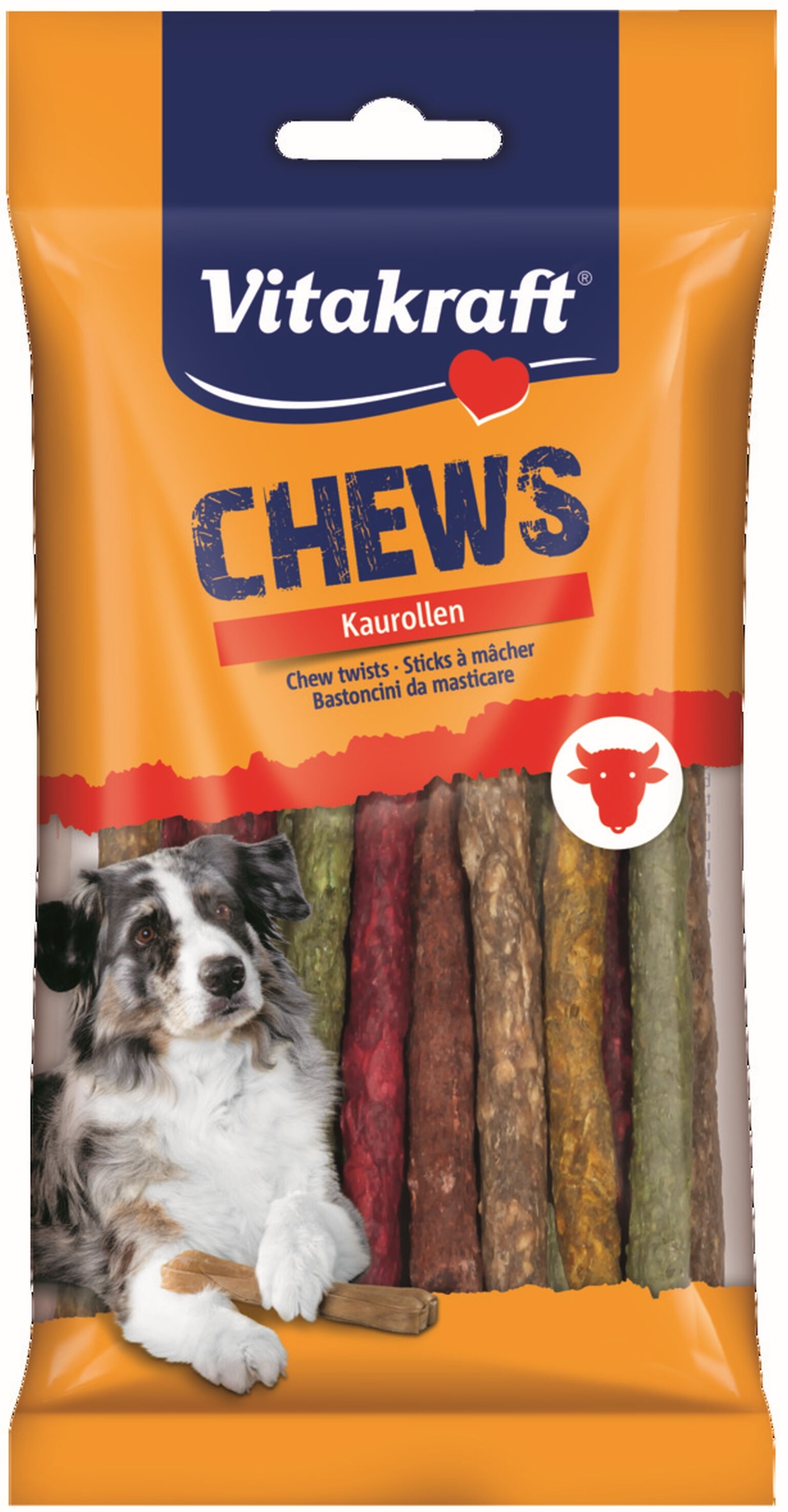 Przysmak dla psa Chews kabanosy mix 12,5 cm 25 sztuk Vitakraft