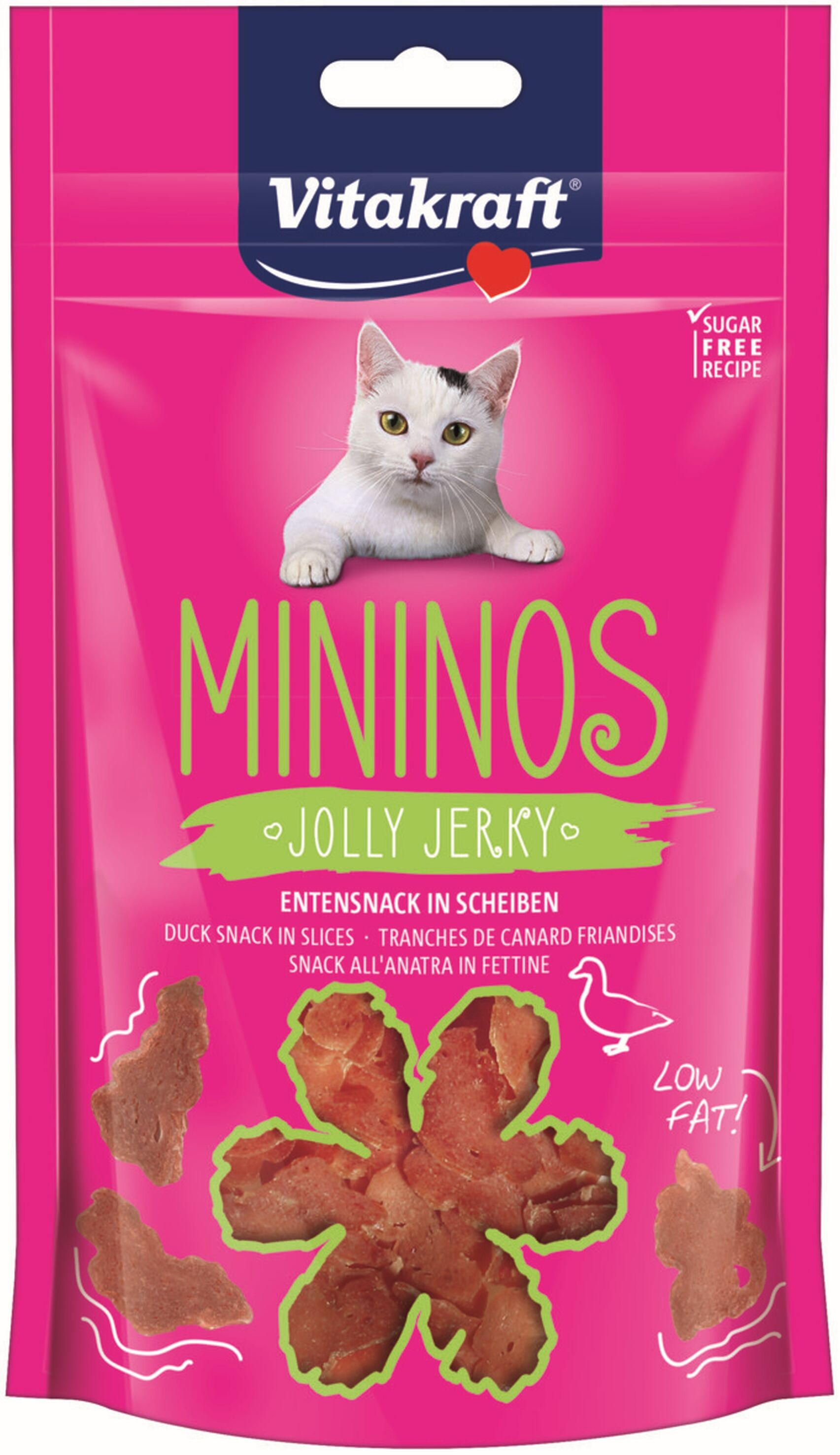Przysmak dla kota Mininos Jolly Jerky z kaczką 40 g Vitakraft