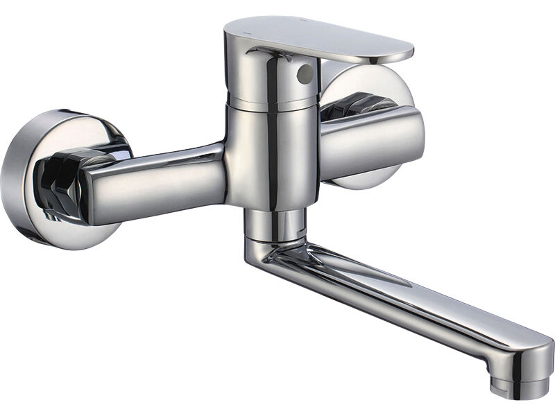 Bateria umywalkowa ścienna PANA BKN 050D chrom Kuchinox
