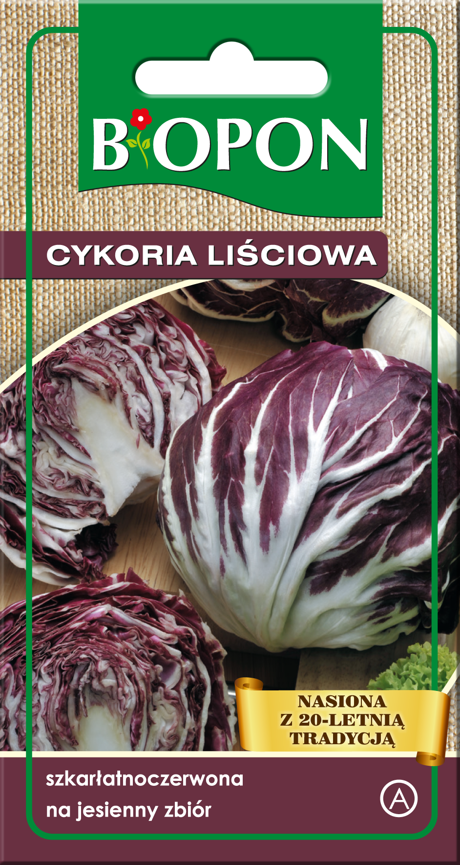 Nasiona cykoria liściowa Palla Rossa (Radicchio) 1,5 g BIOPON