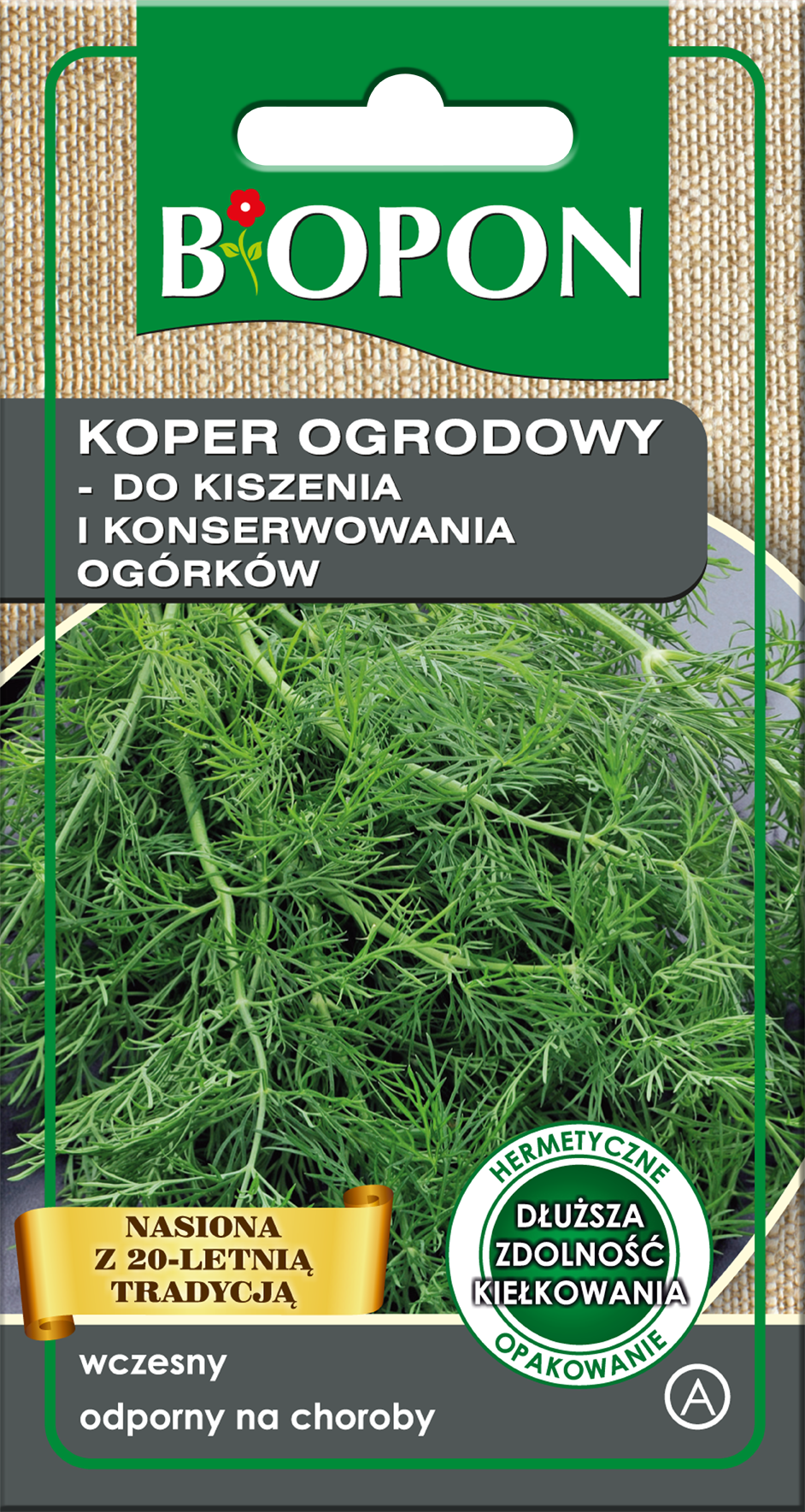 Nasiona koper ogrodowy do kiszenia i konserwowania ogórków 4 g BIOPON