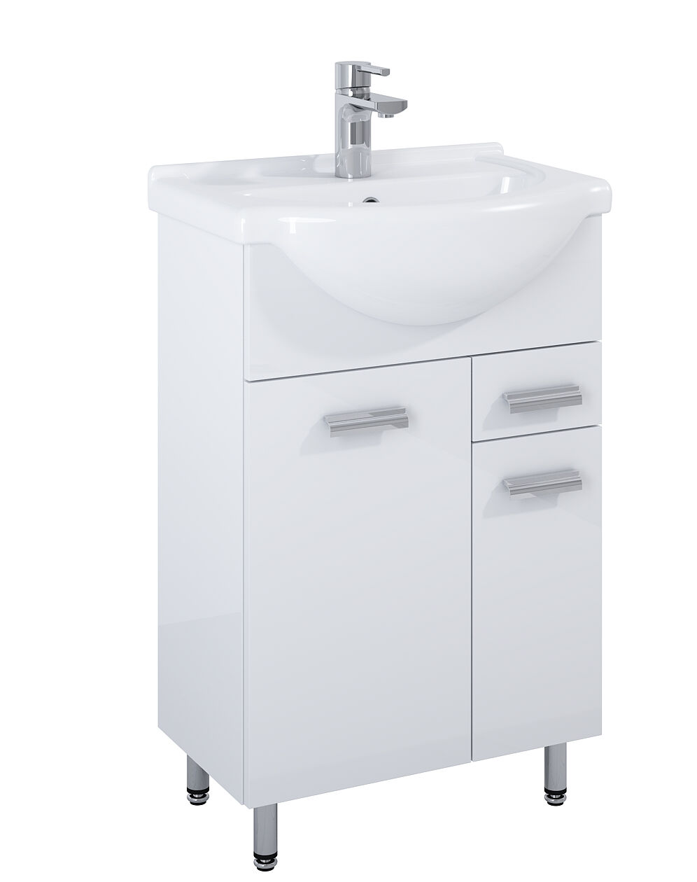Szafka podumywalkowa Iga 55 2D 1S White HG NN Elita