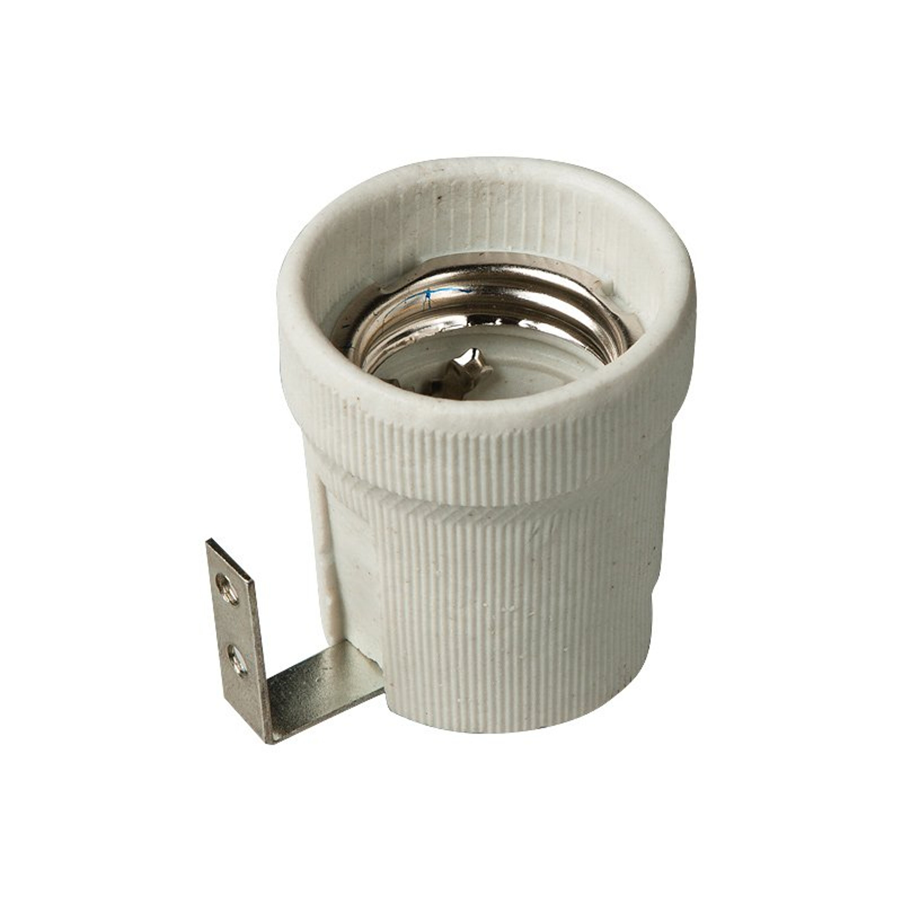 Oprawka E27 ceramiczna z otworem bocznym Duwi miniaturka