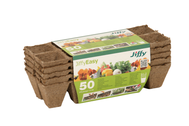 Wielodoniczka torfowa 10 otworów kwadratowych 4,5 x 4,5 cm 5 szt.