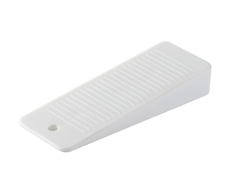 Odbojnik drzwiowy gumowy KLIN 95 x 32 mm biały miniaturka
