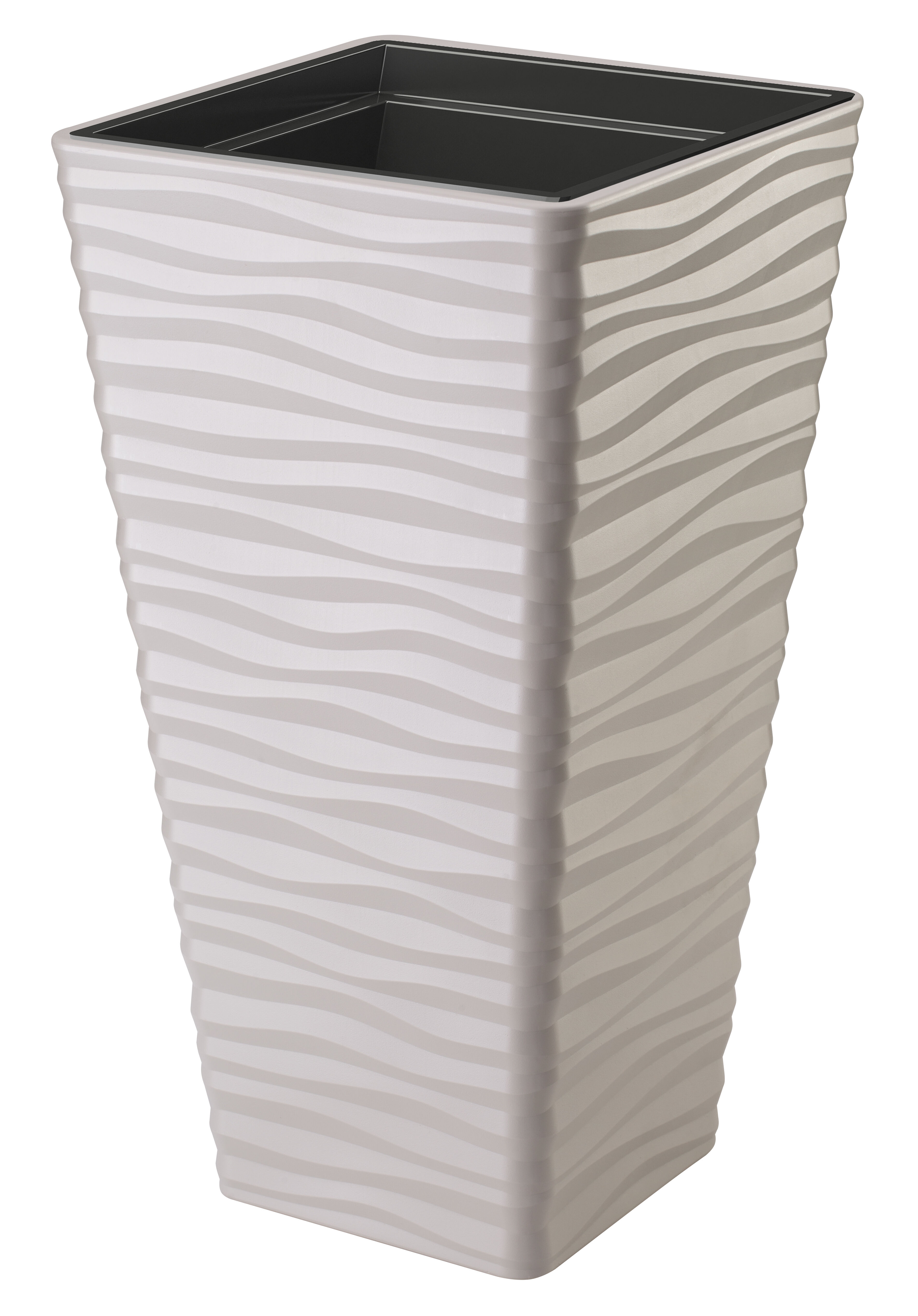 Donica SAHARA DUNES SLIM kwadrat 35 jasnoszary
