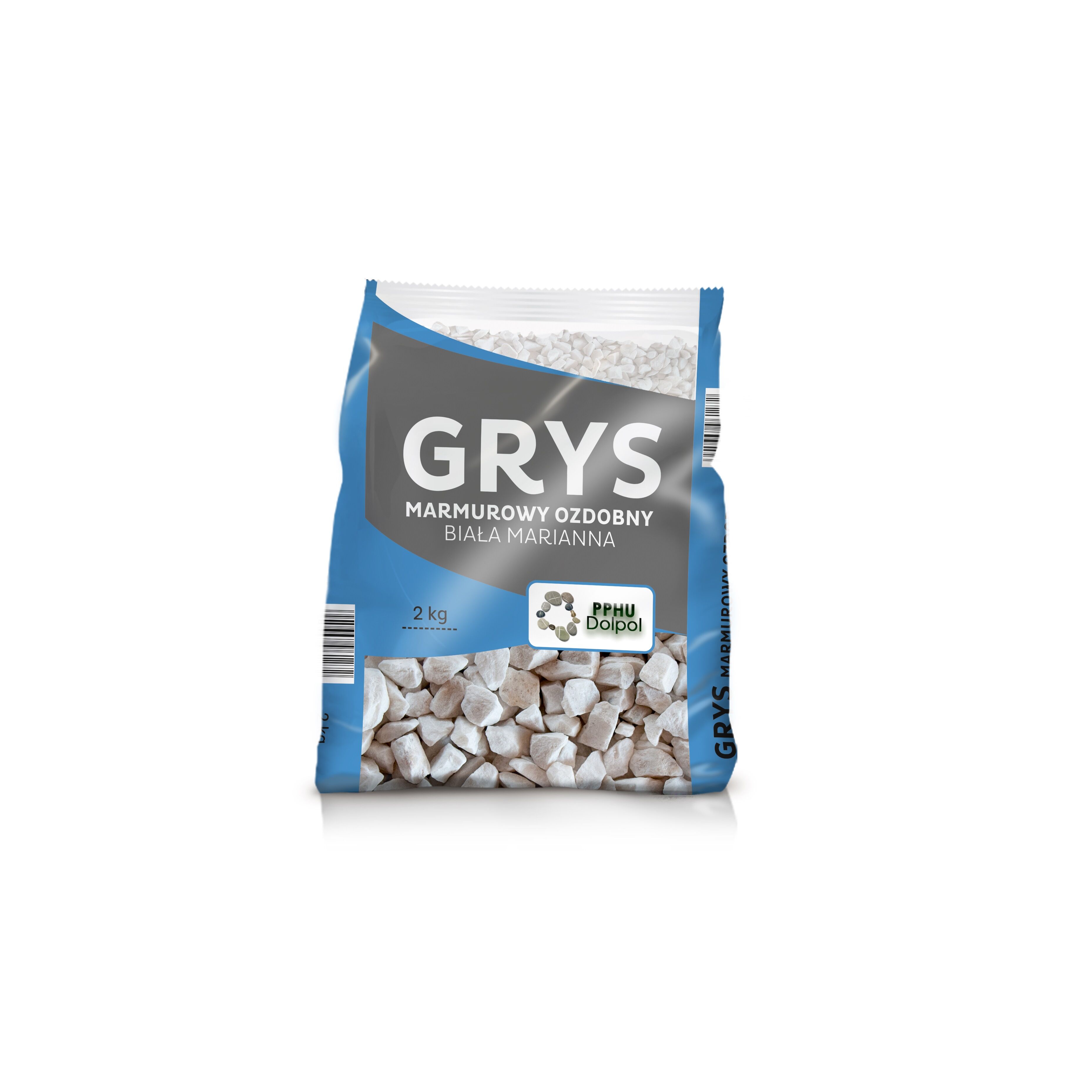 Grys marmurowy biały 4-10 mm 2 kg miniaturka