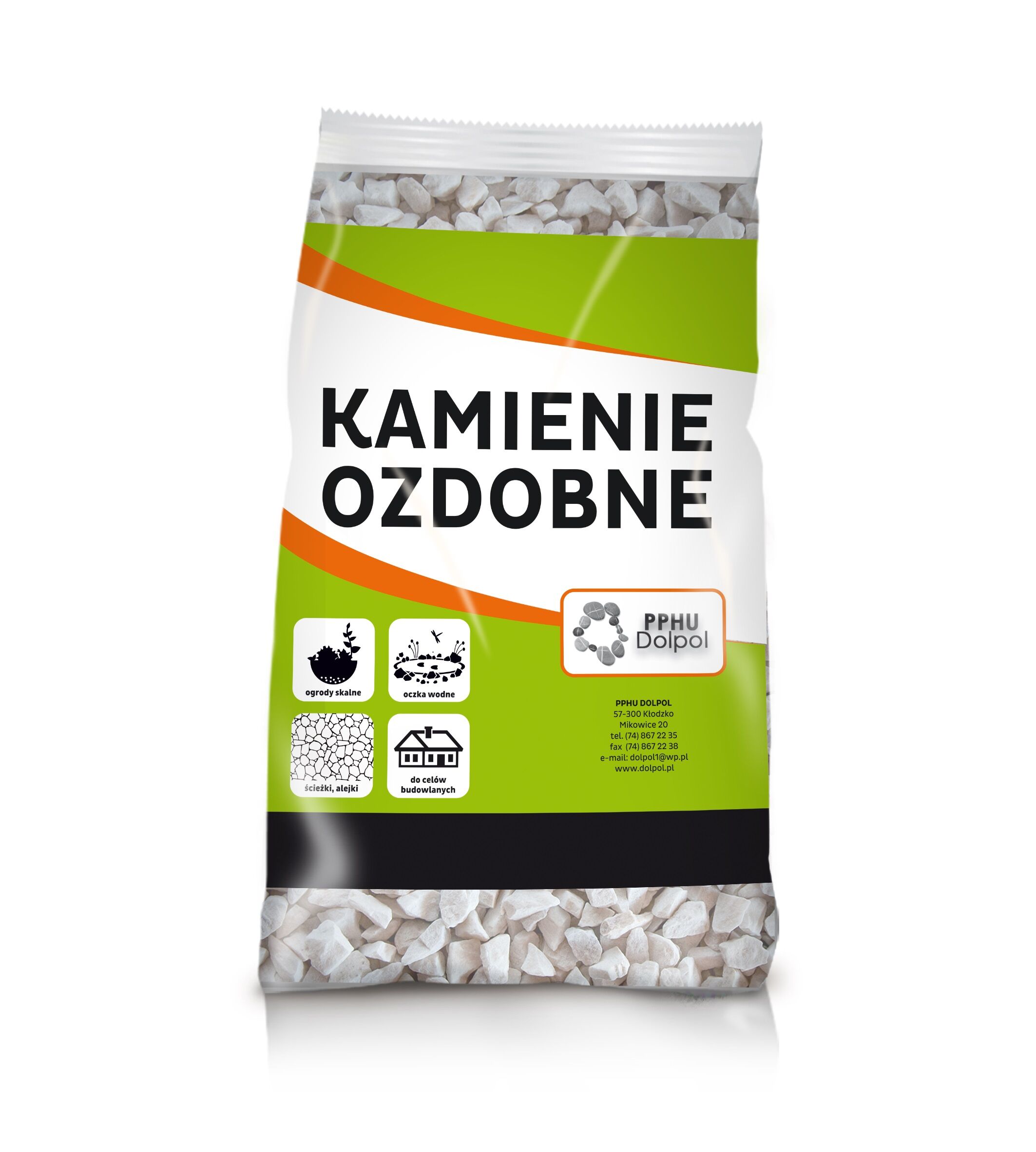 Otoczak śnieżnobiały Thasos 10-20 mm 15 kg
