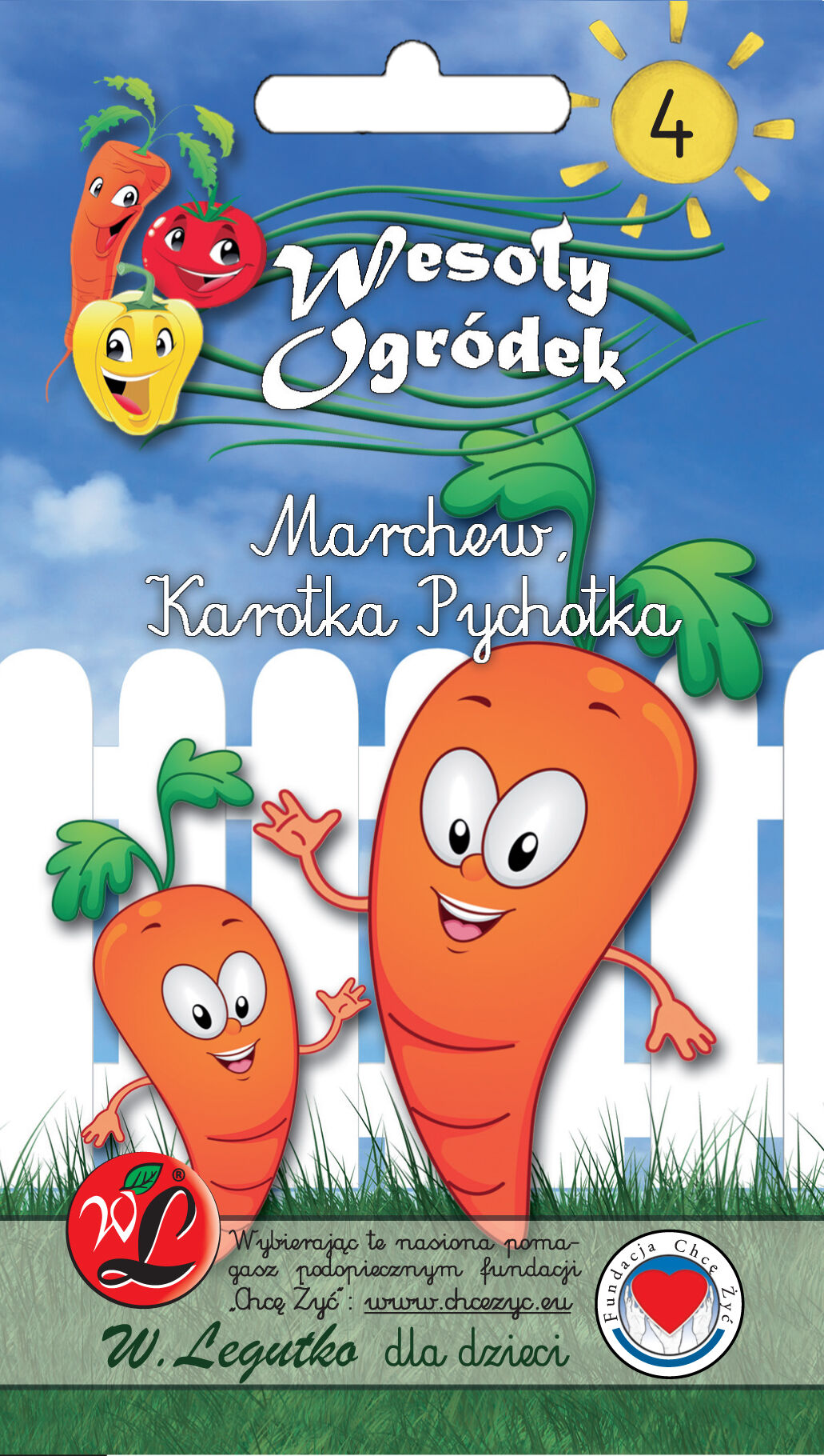 Marchew jadalna Nantes 3 odmiana średnio wczesna - Marchew, Karotka Pychotka W.Legutko