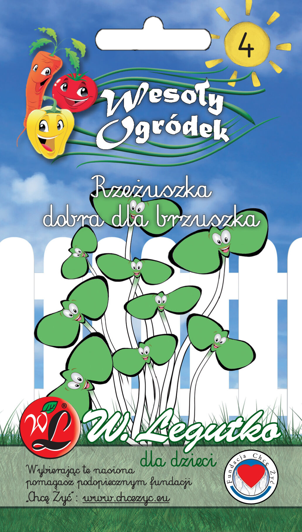 Rzeżucha ogrodowa - Rzeżuszka dobra dla brzuszka W.Legutko