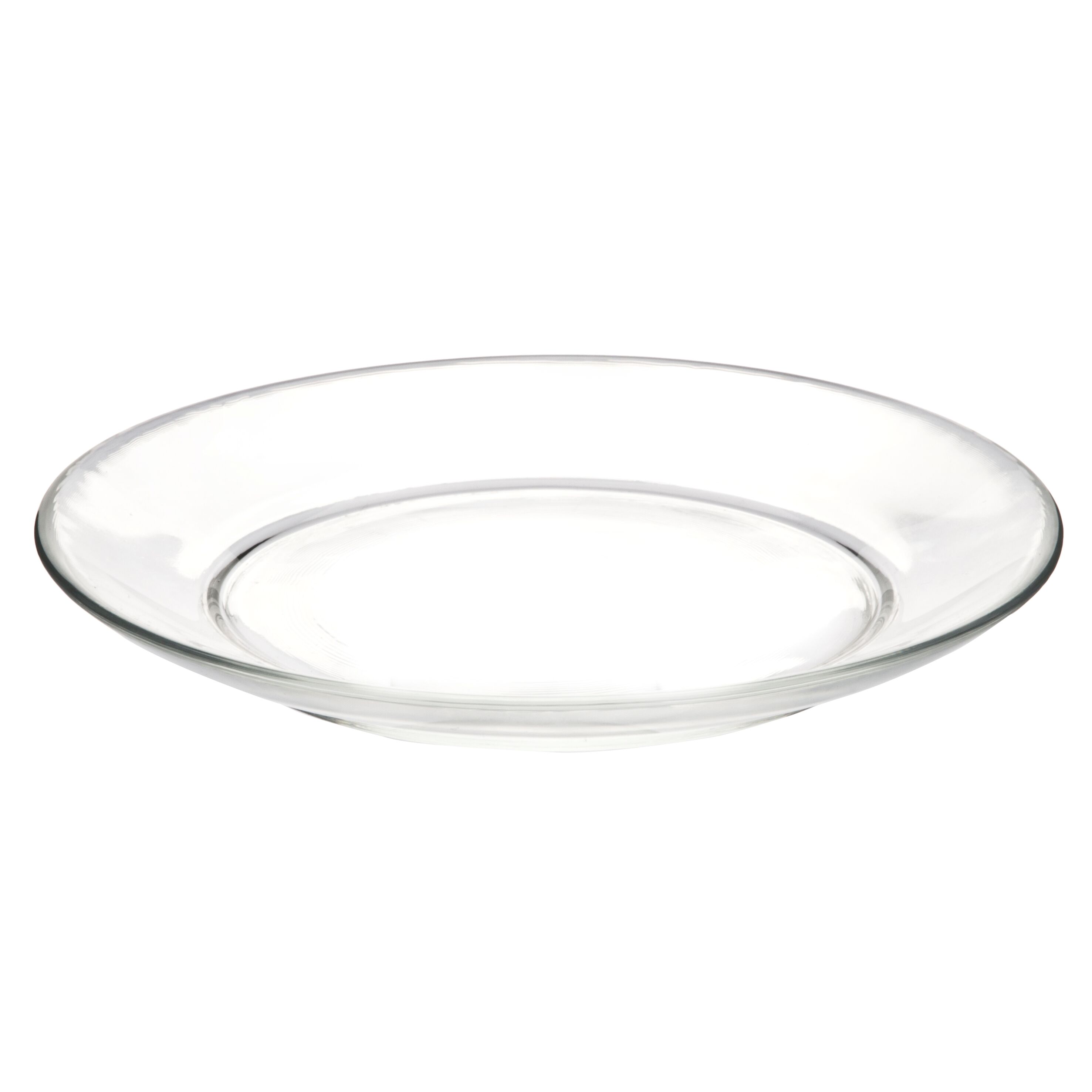 Talerz gładki 17,2 cm transparentny miniaturka