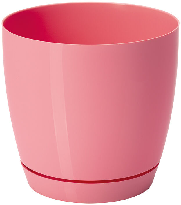 Doniczka TOSCANA 13 cm okrągła pastelowa malina