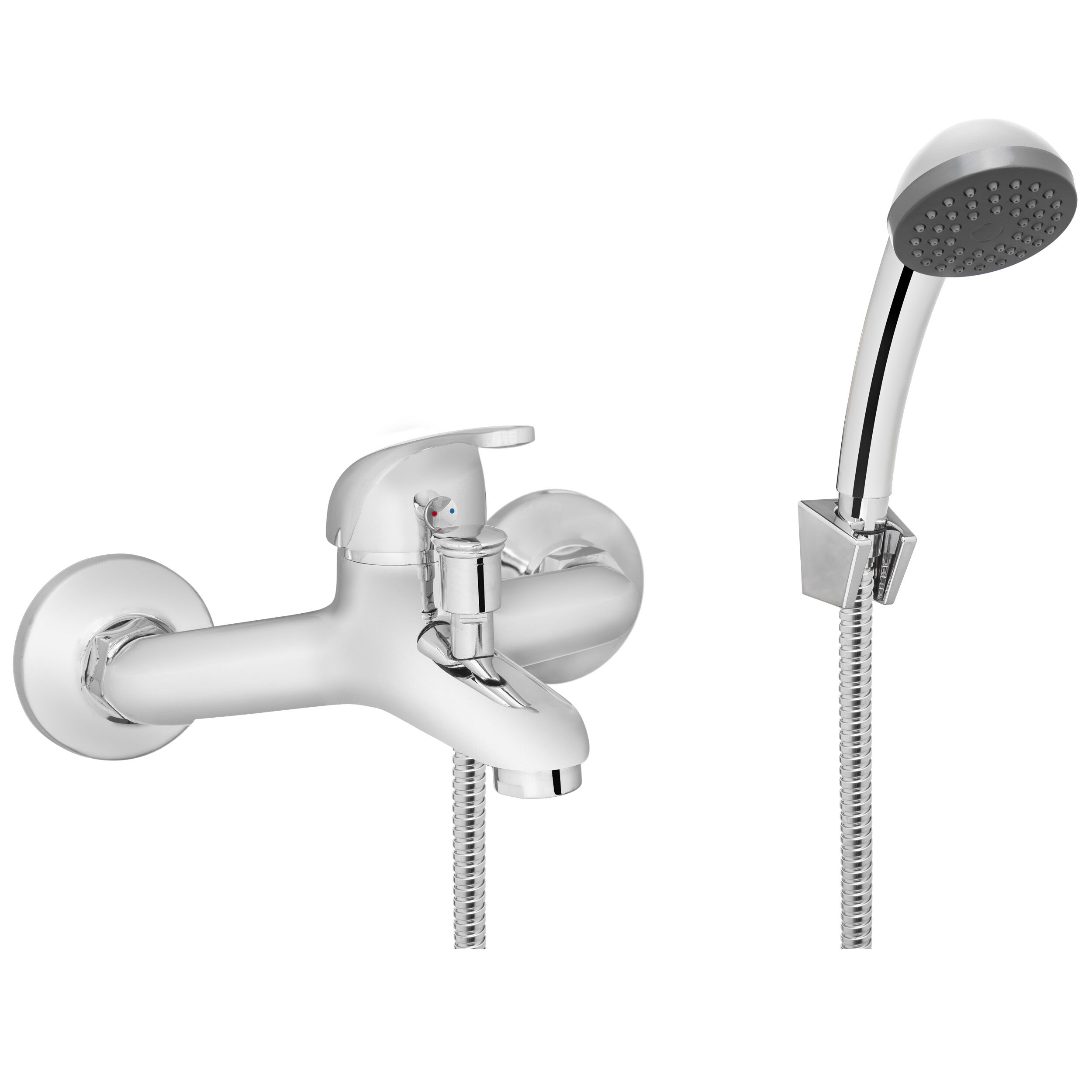 Bateria wannowa Mitris chrom z zestawem prysznicowym Invena