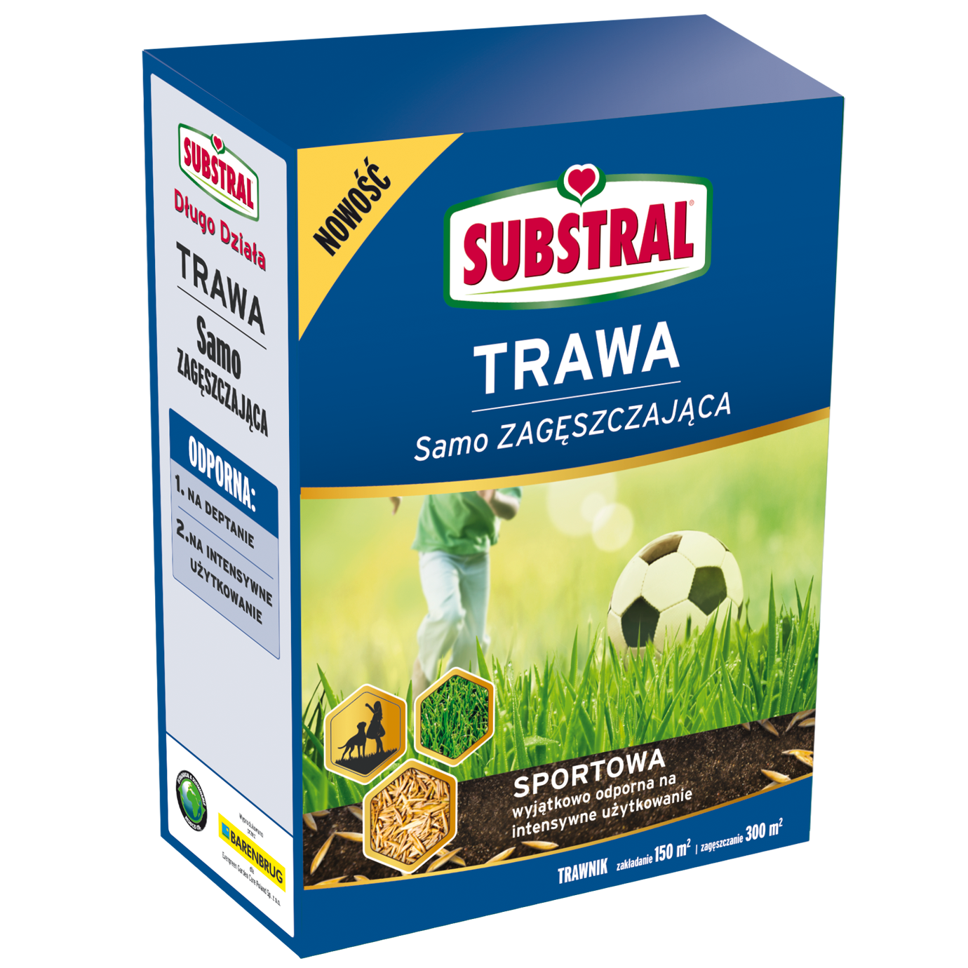 Trawa sportowa samo zagęszczająca 3 kg Substral